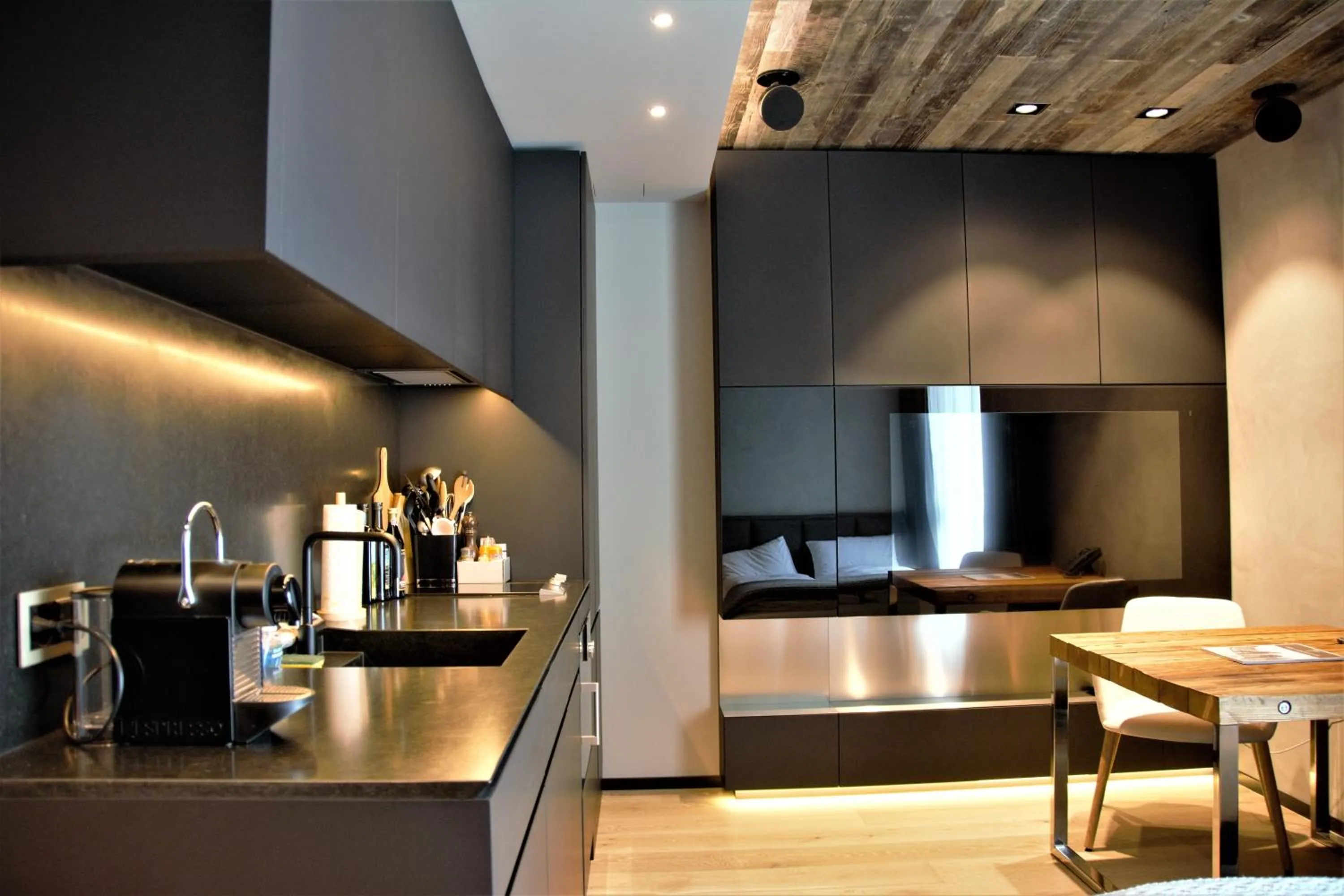 Kitchen or kitchenette in Andermatt Alpine Apartments