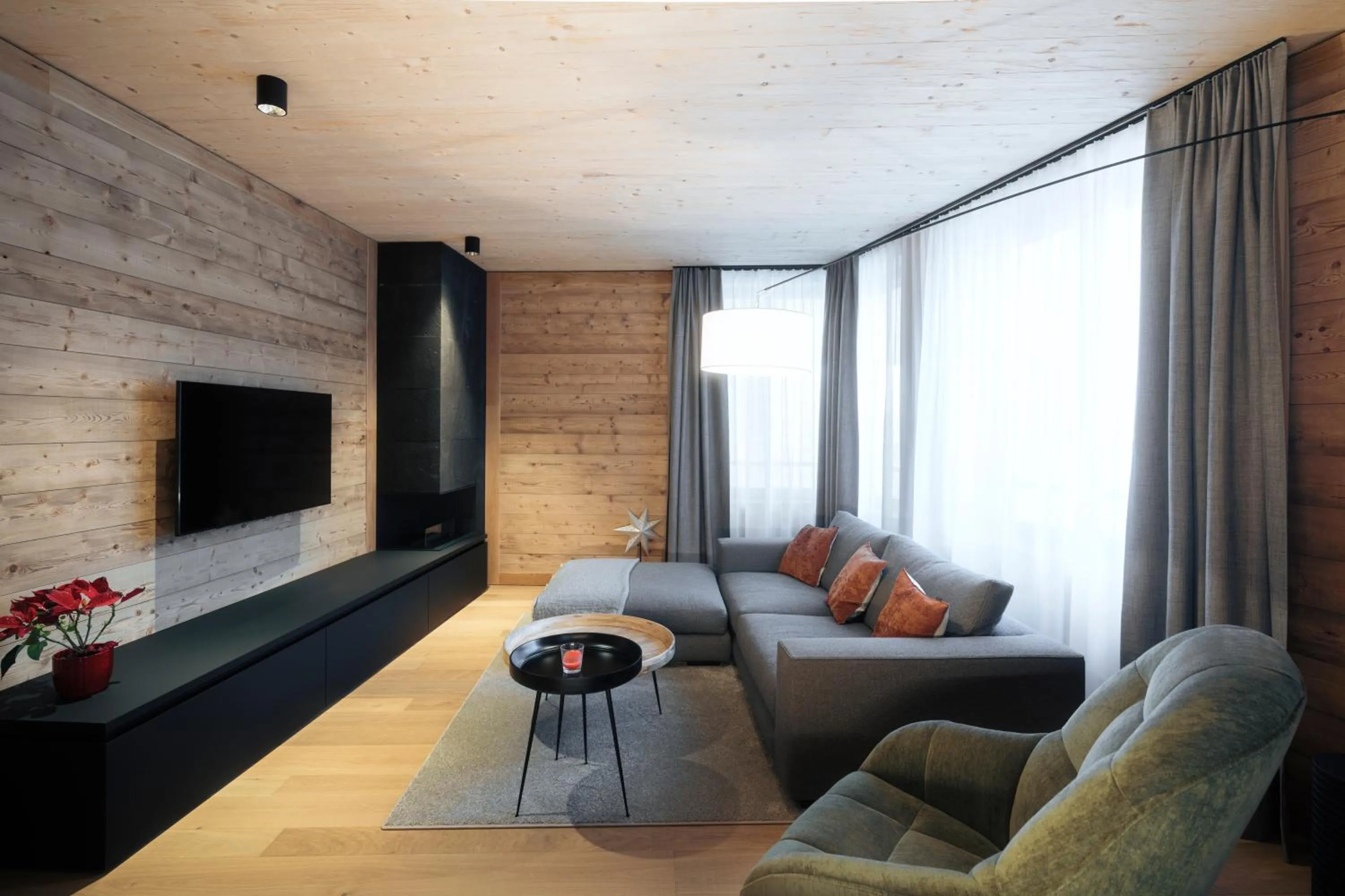 Living room in Andermatt Alpine Apartments