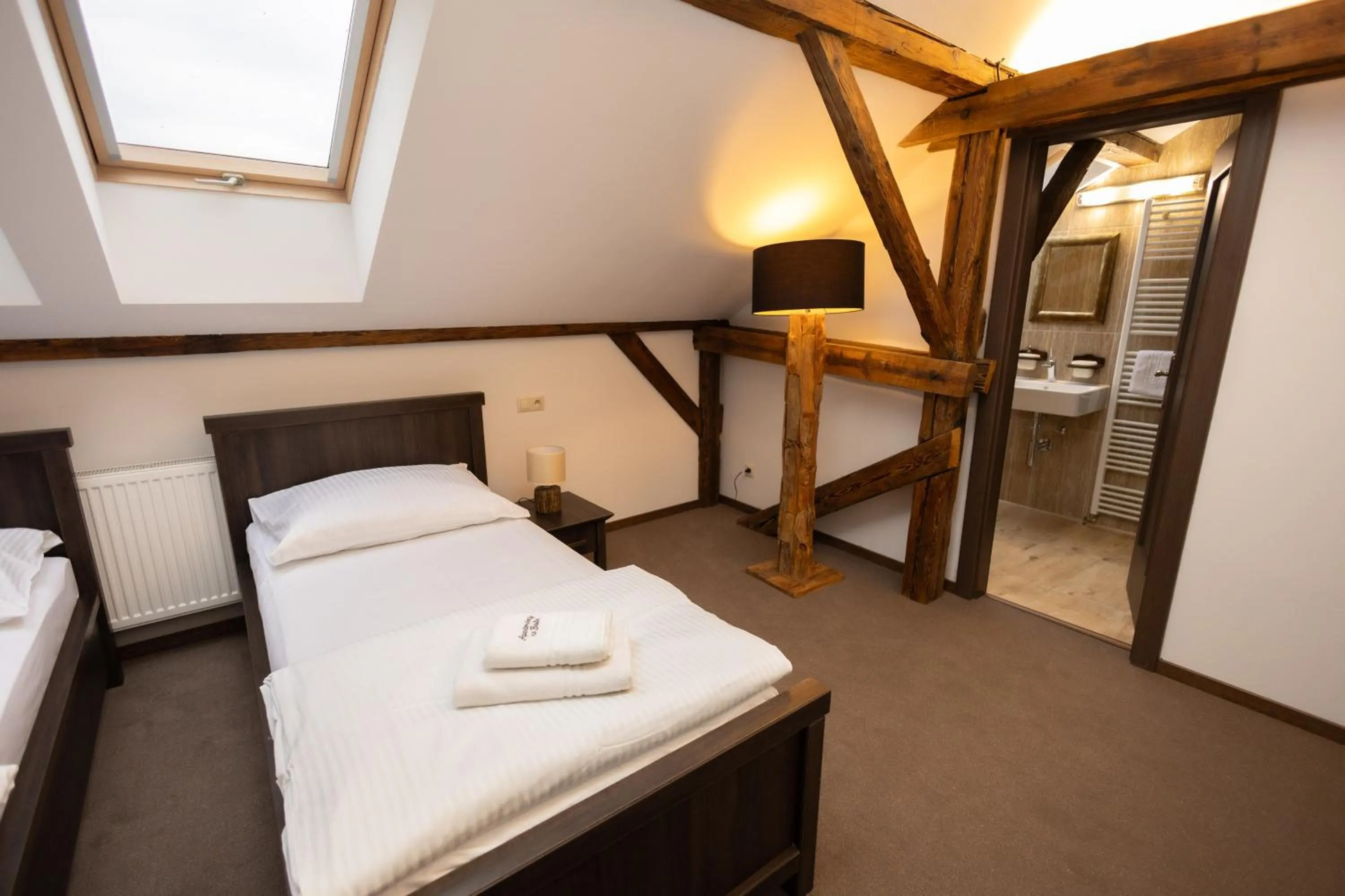Twin Room with City View - single occupancy in Apartmány na Bašte