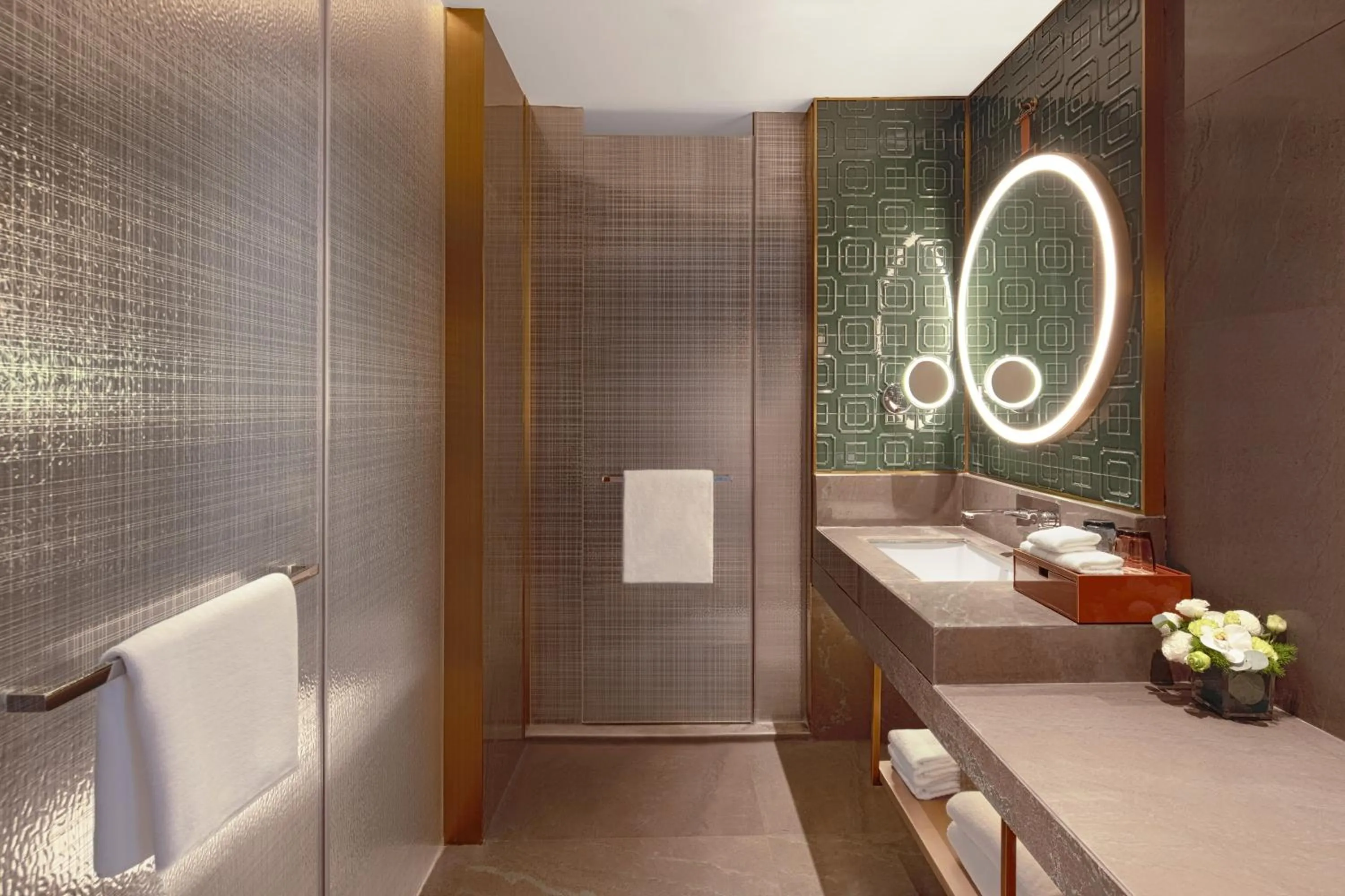 Bathroom in HUALUXE Hotels and Resorts Qingdao Licang, an IHG Hotel
