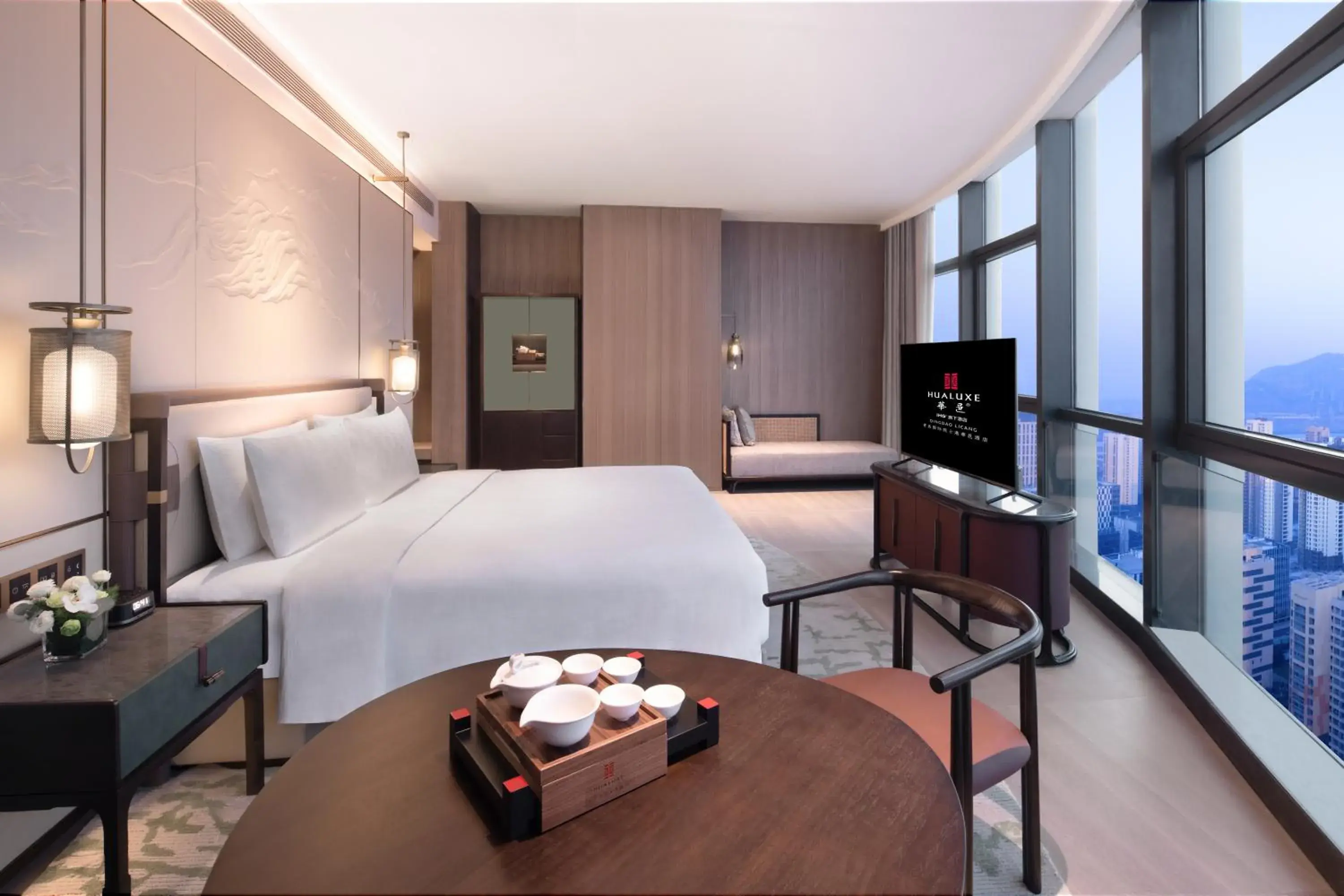 Premium King Room in HUALUXE Hotels and Resorts Qingdao Licang, an IHG Hotel Premium King Room in HUALUXE Hotels and Resorts Qingdao Licang, an IHG Hotel