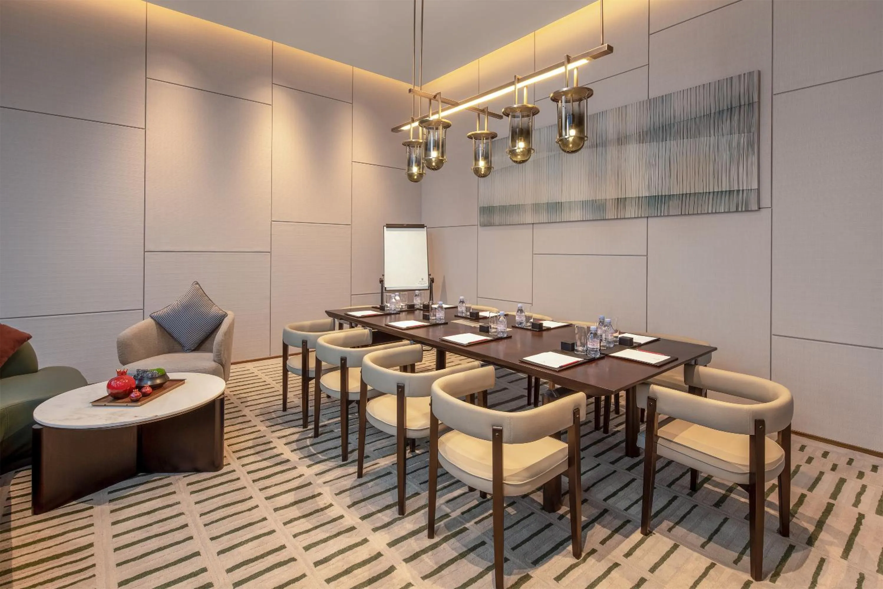 Meeting/conference room in HUALUXE Hotels and Resorts Qingdao Licang, an IHG Hotel