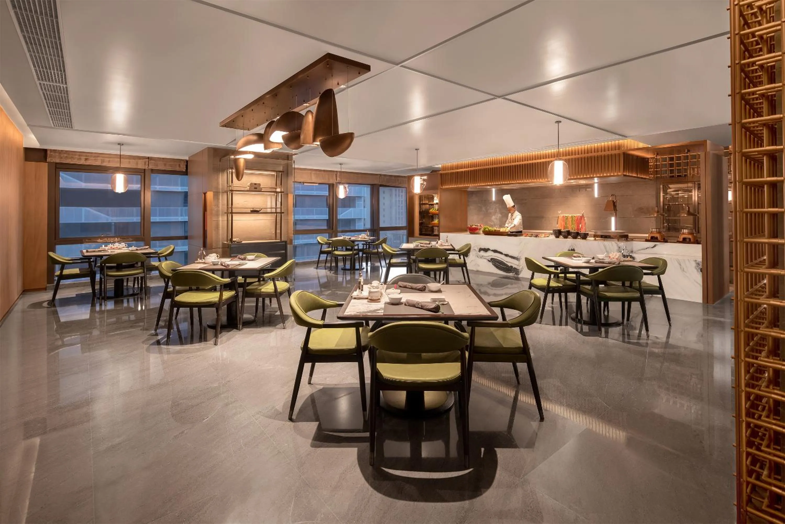 Restaurant/places to eat in HUALUXE Hotels and Resorts Qingdao Licang, an IHG Hotel