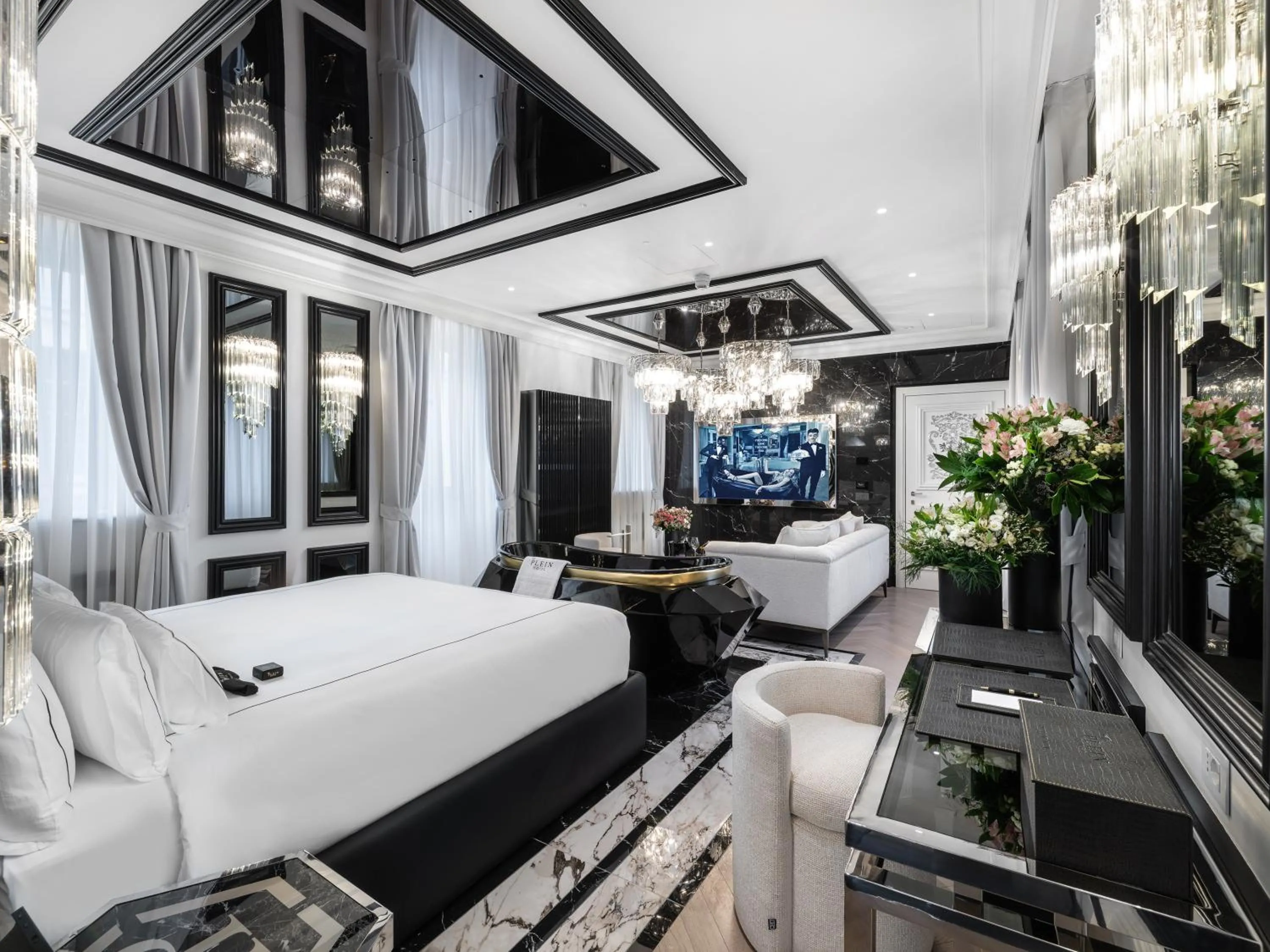 Bed in The Plein Hotel - Small Luxury Hotels of the World