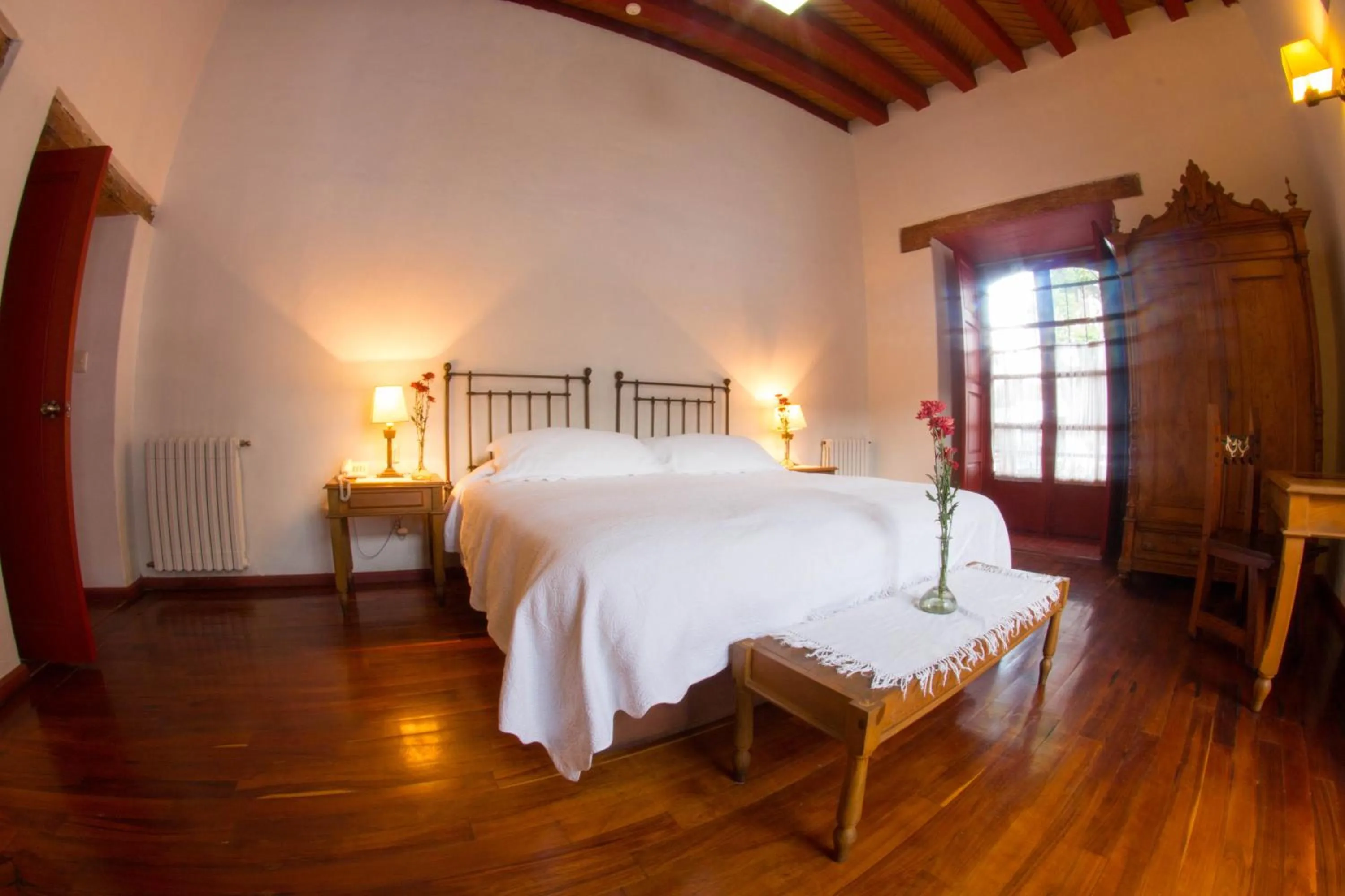 Bed in Hotel Boutique Posada La Basilica