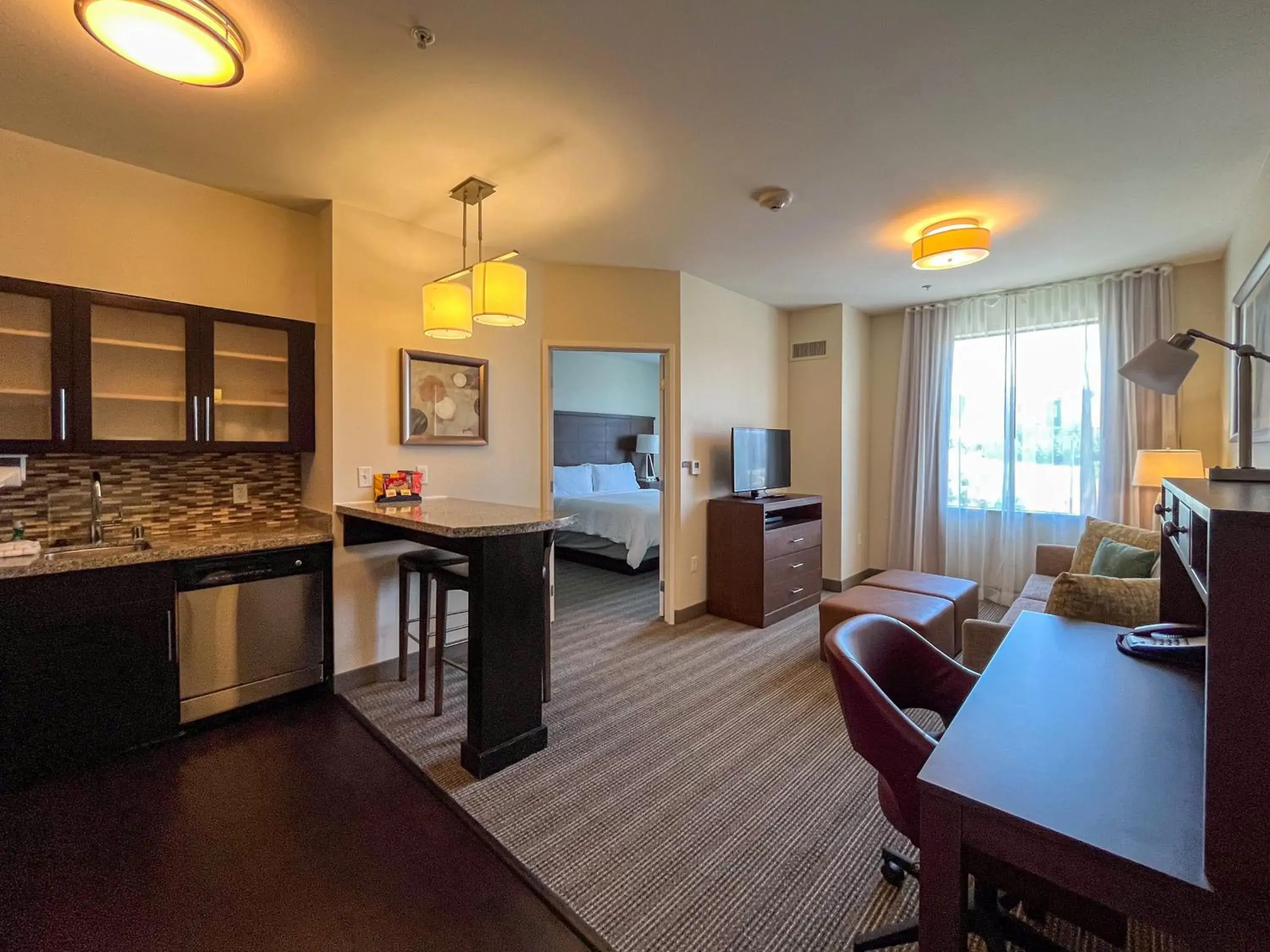 Seating area, Bed in Staybridge Suites Carlsbad/San Diego by IHG Seating area, Bed in Staybridge Suites Carlsbad/San Diego by IHG