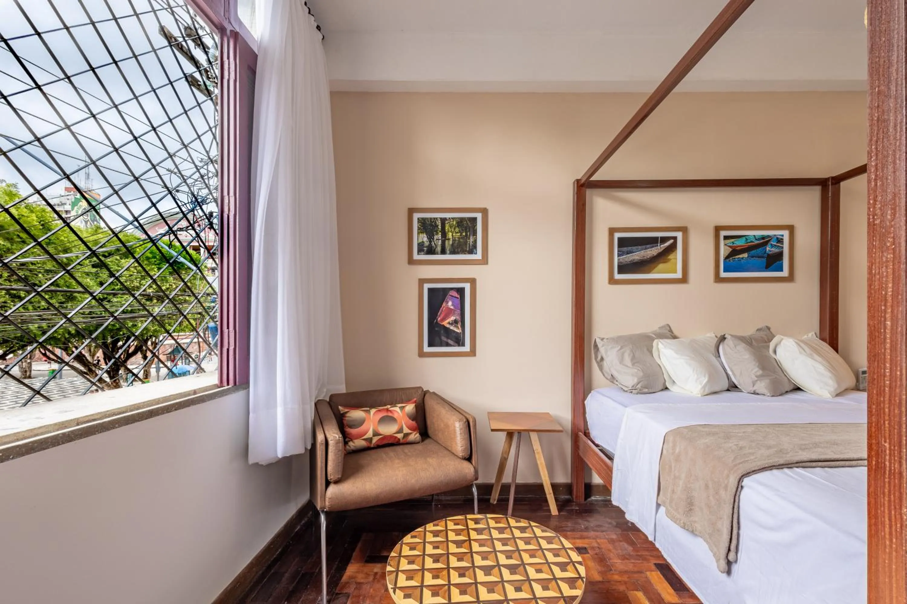 View (from property/room), Bed in Hotel Casa do Bispo