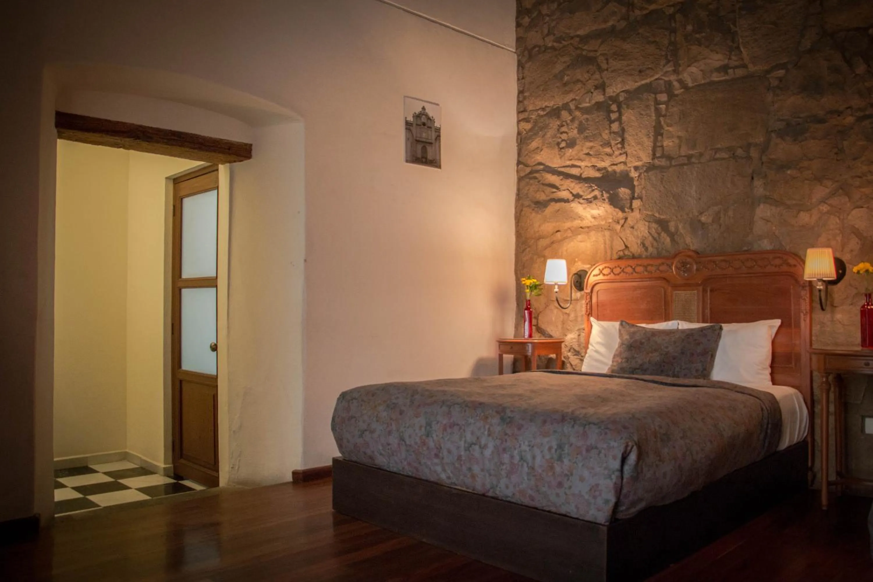 Bed in Hotel Gertrudis