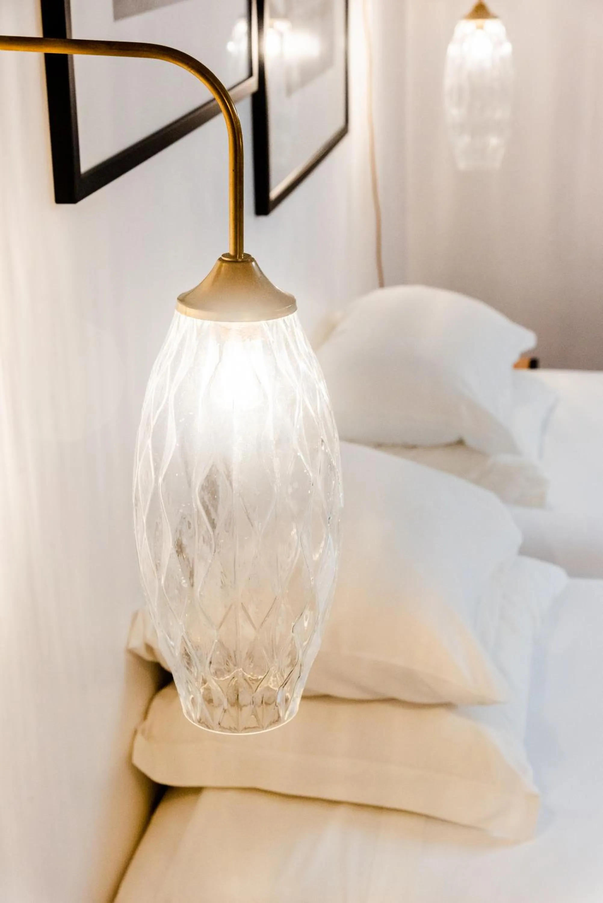 Decorative detail, Bed in Comercial Boutique Guest House