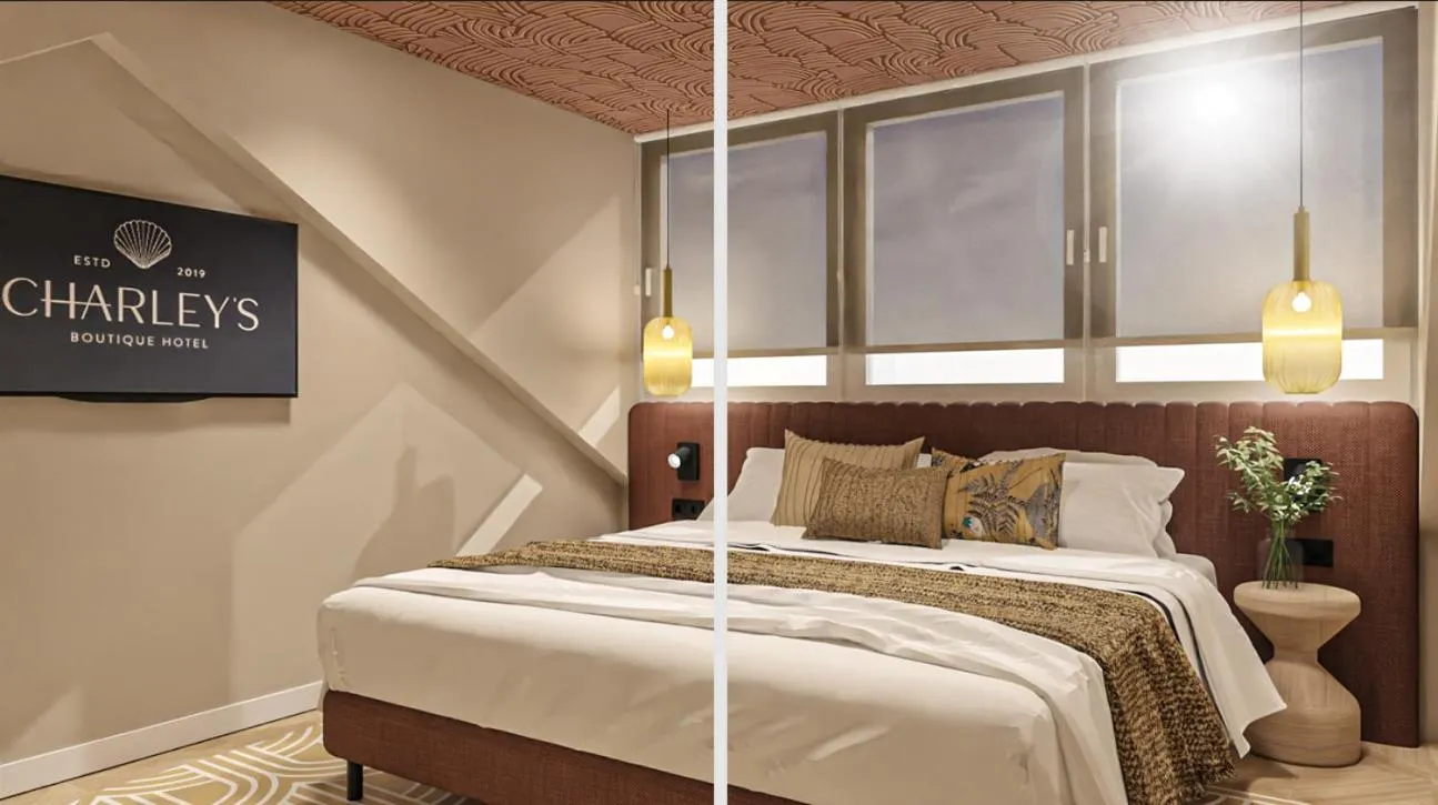 Bedroom, Bed in Boutique Hotel Charley's