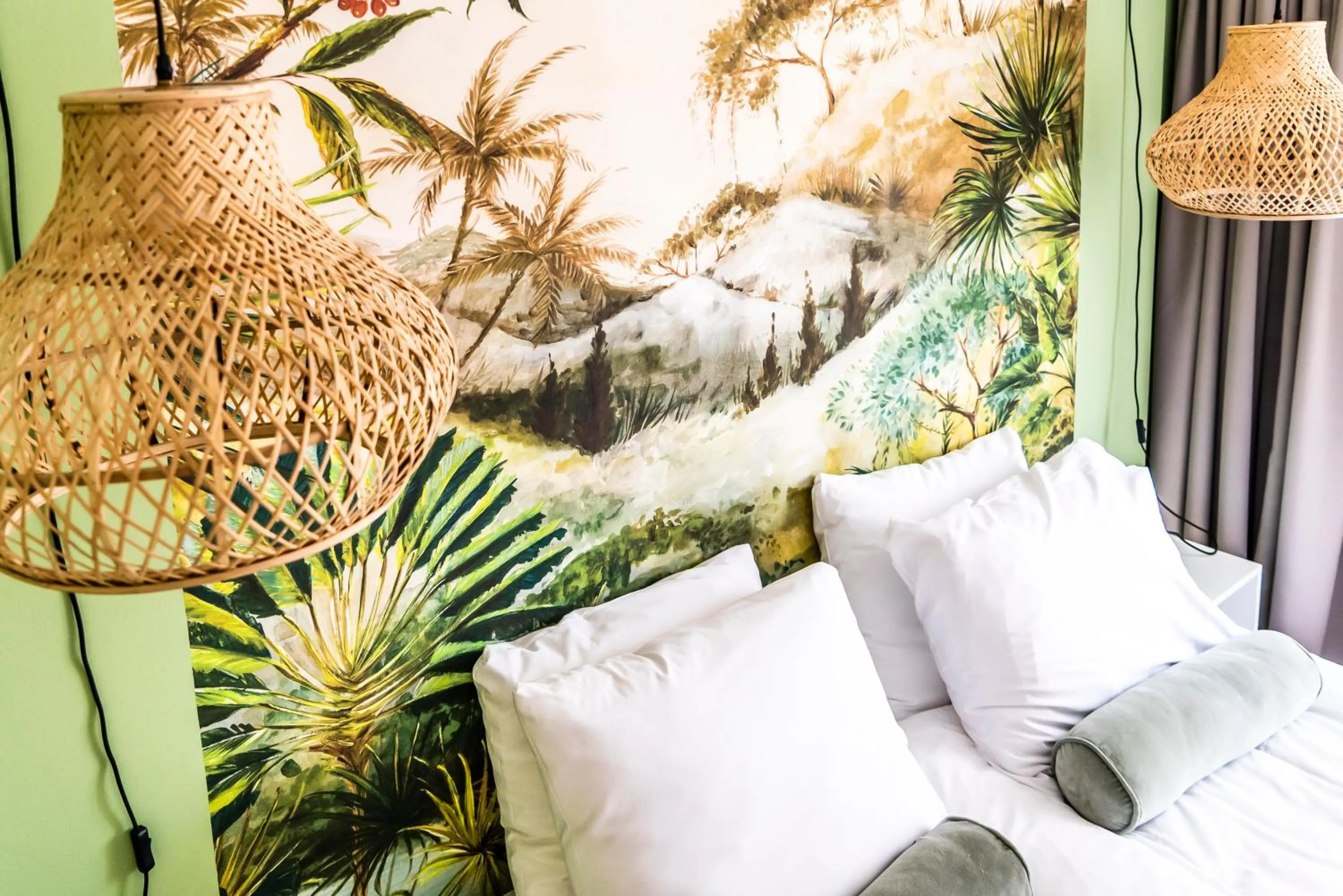 Decorative detail, Bed in Boutique Hotel Charley's