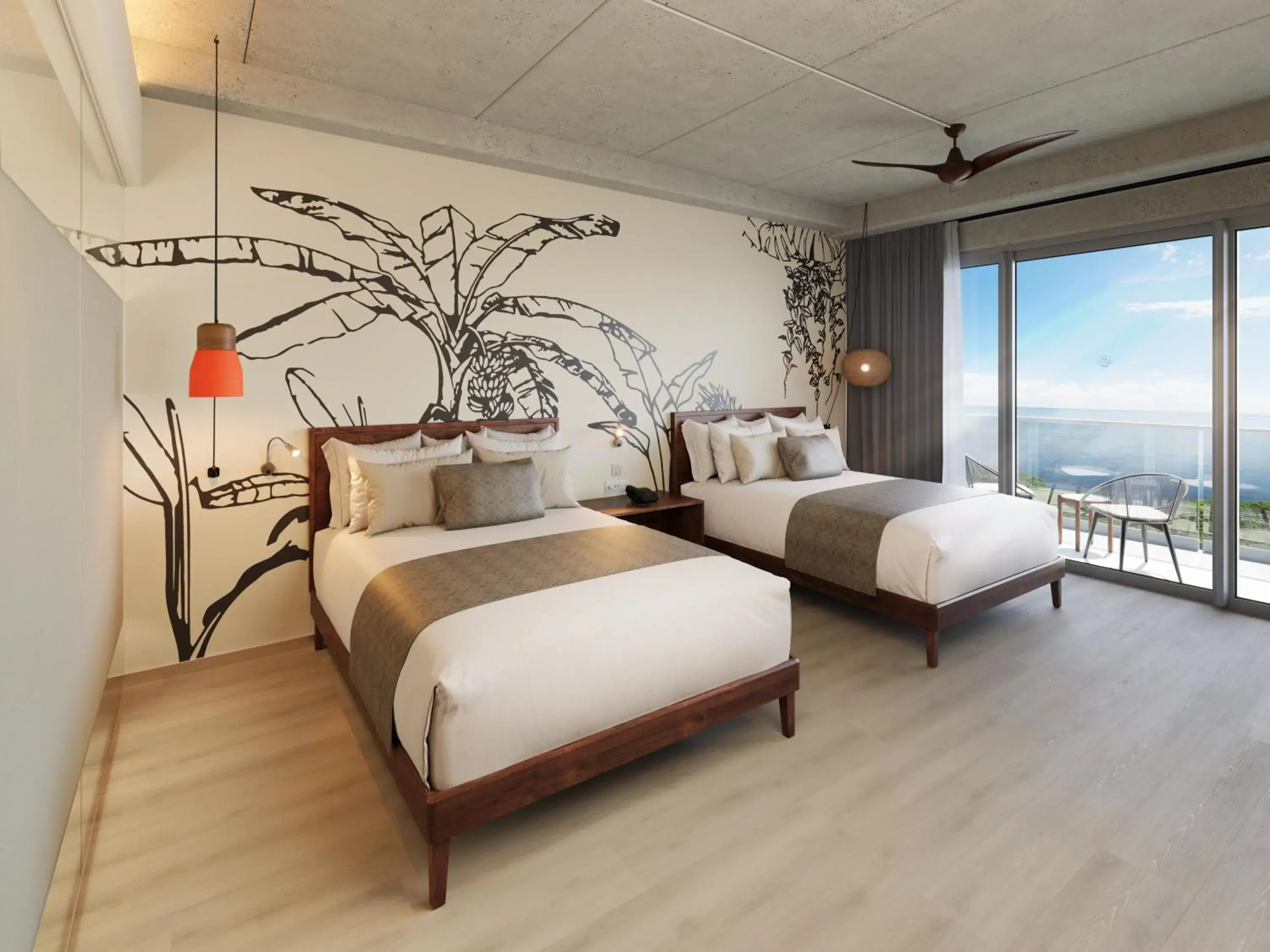 Bed in Hyatt Vivid Grand Island Cancun-All Inclusive Adults Only Bed in Hyatt Vivid Grand Island Cancun-All Inclusive Adults Only