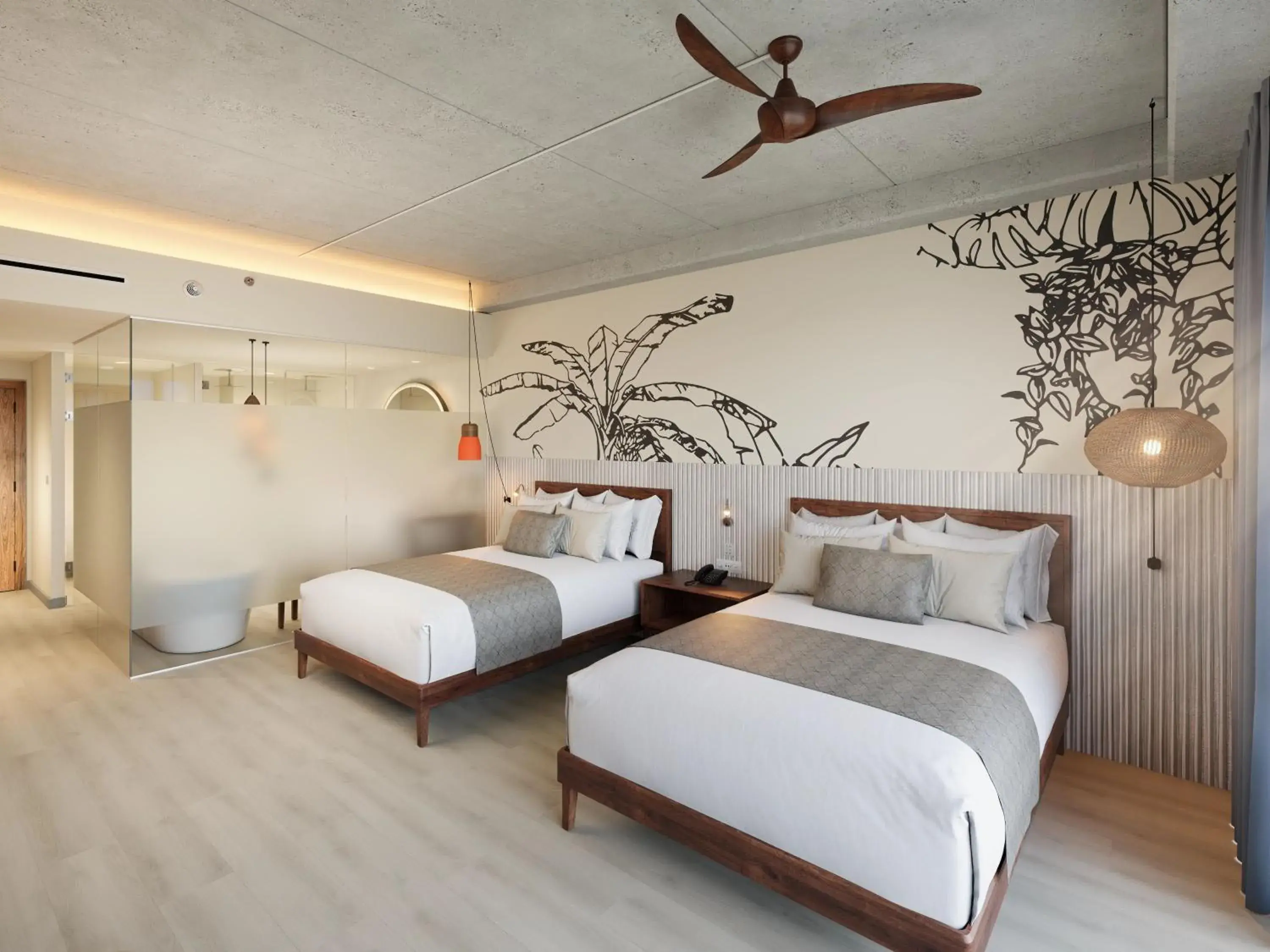 Bed in Hyatt Vivid Grand Island Cancun-All Inclusive Adults Only Bed in Hyatt Vivid Grand Island Cancun-All Inclusive Adults Only