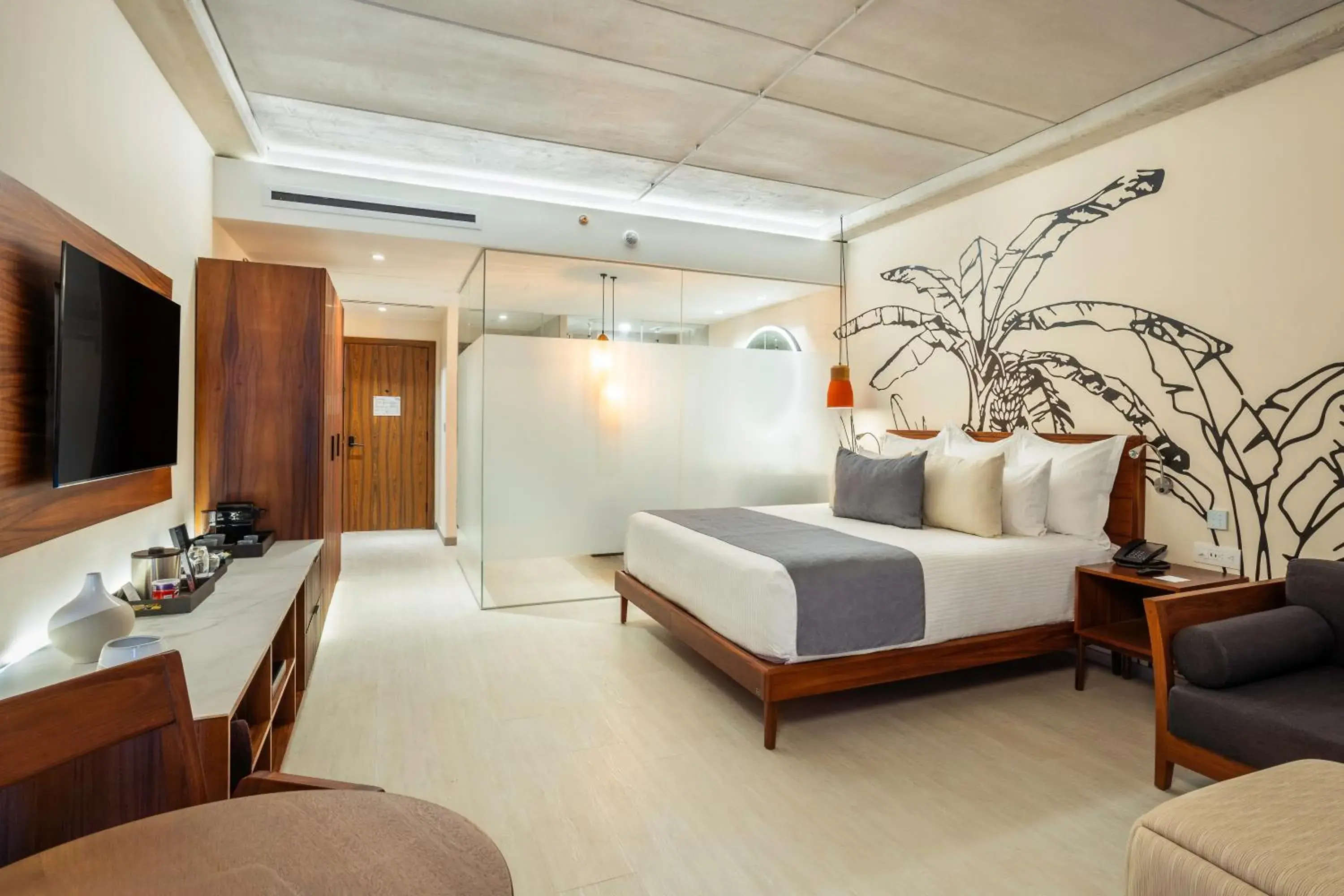 Bed in Hyatt Vivid Grand Island Cancun-All Inclusive Adults Only Bed in Hyatt Vivid Grand Island Cancun-All Inclusive Adults Only