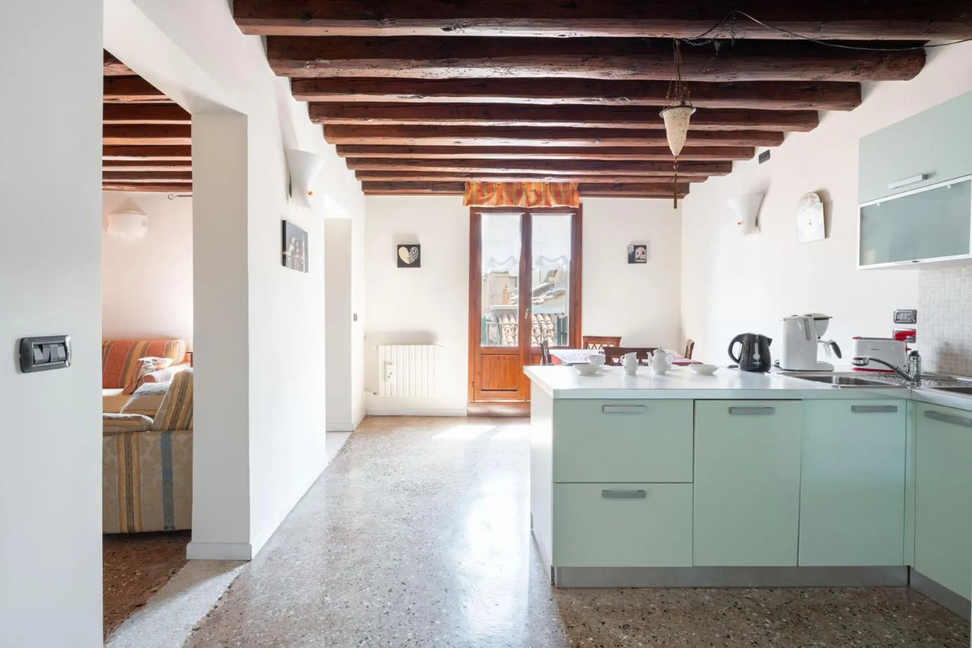 Kitchen or kitchenette in Ca' Coriandolo
