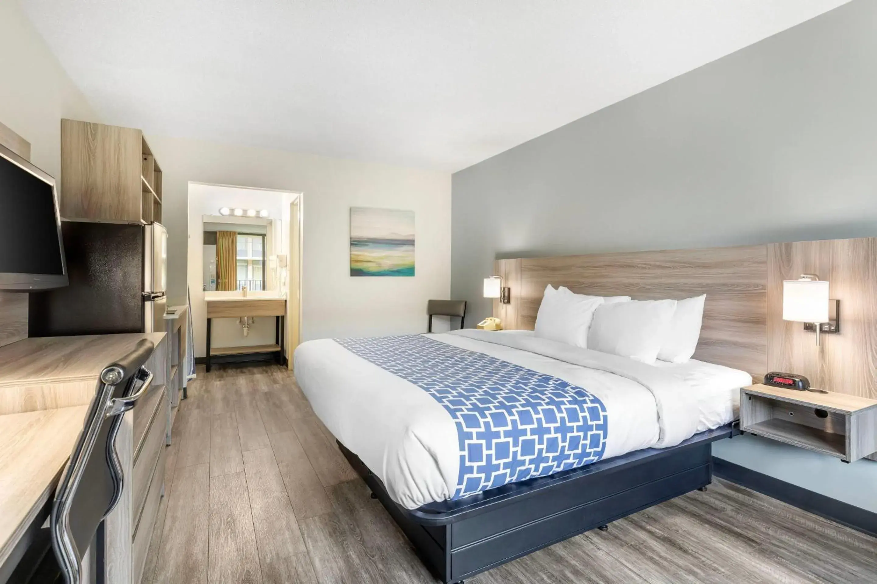 Bedroom, Bed in Suburban Studios Tysons Corner Bedroom, Bed in Suburban Studios Tysons Corner