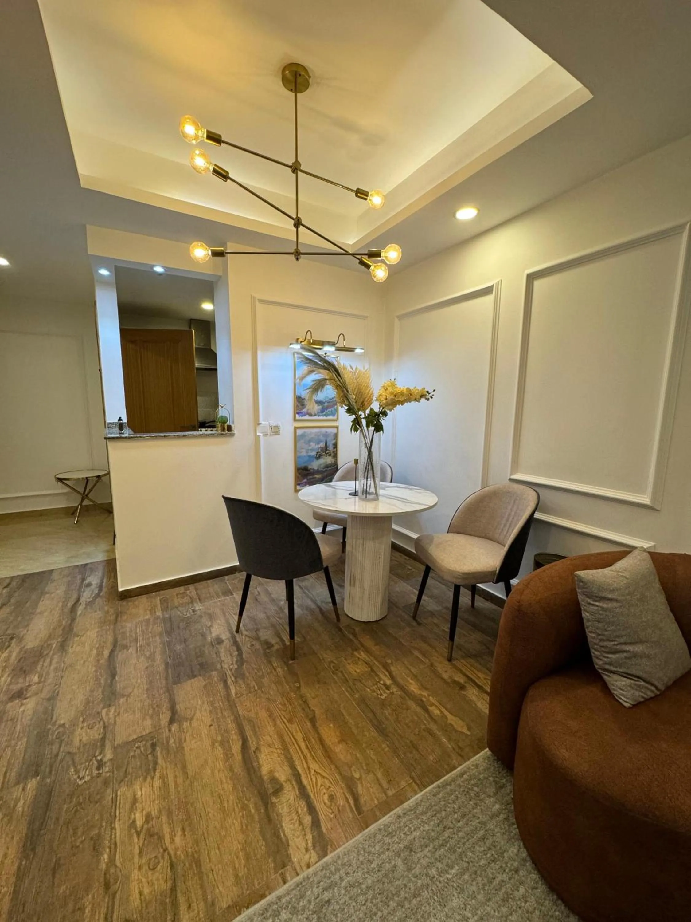 Living room in The Centaurus Apartments