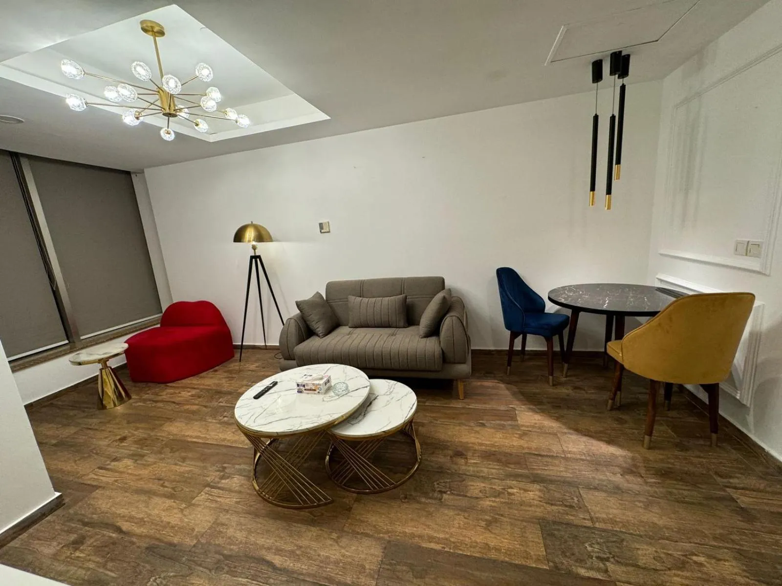 Living room in The Centaurus Apartments