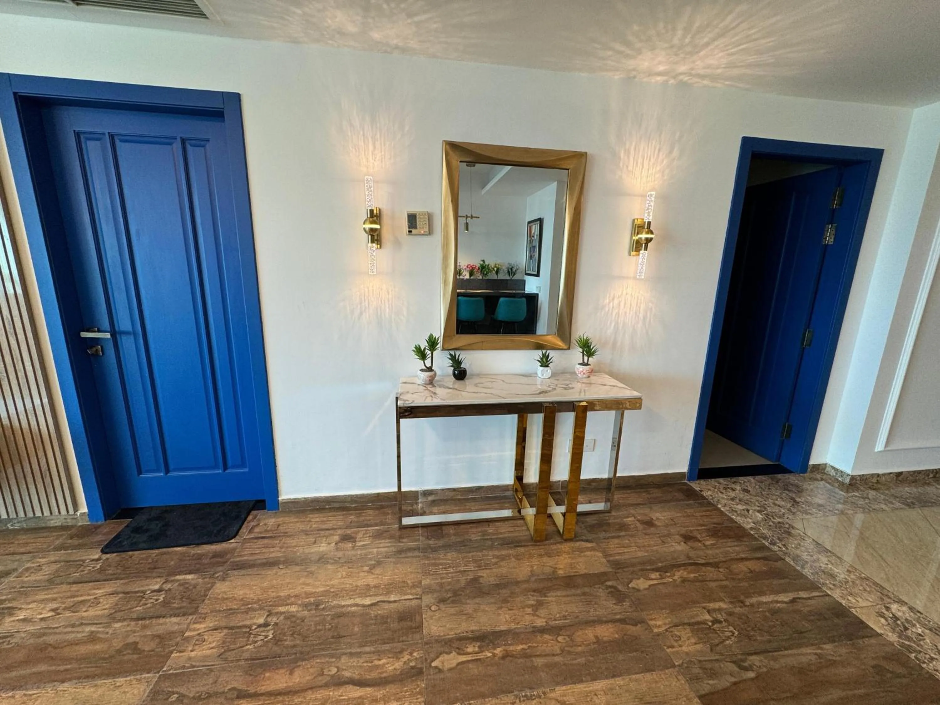 Decorative detail in The Centaurus Apartments