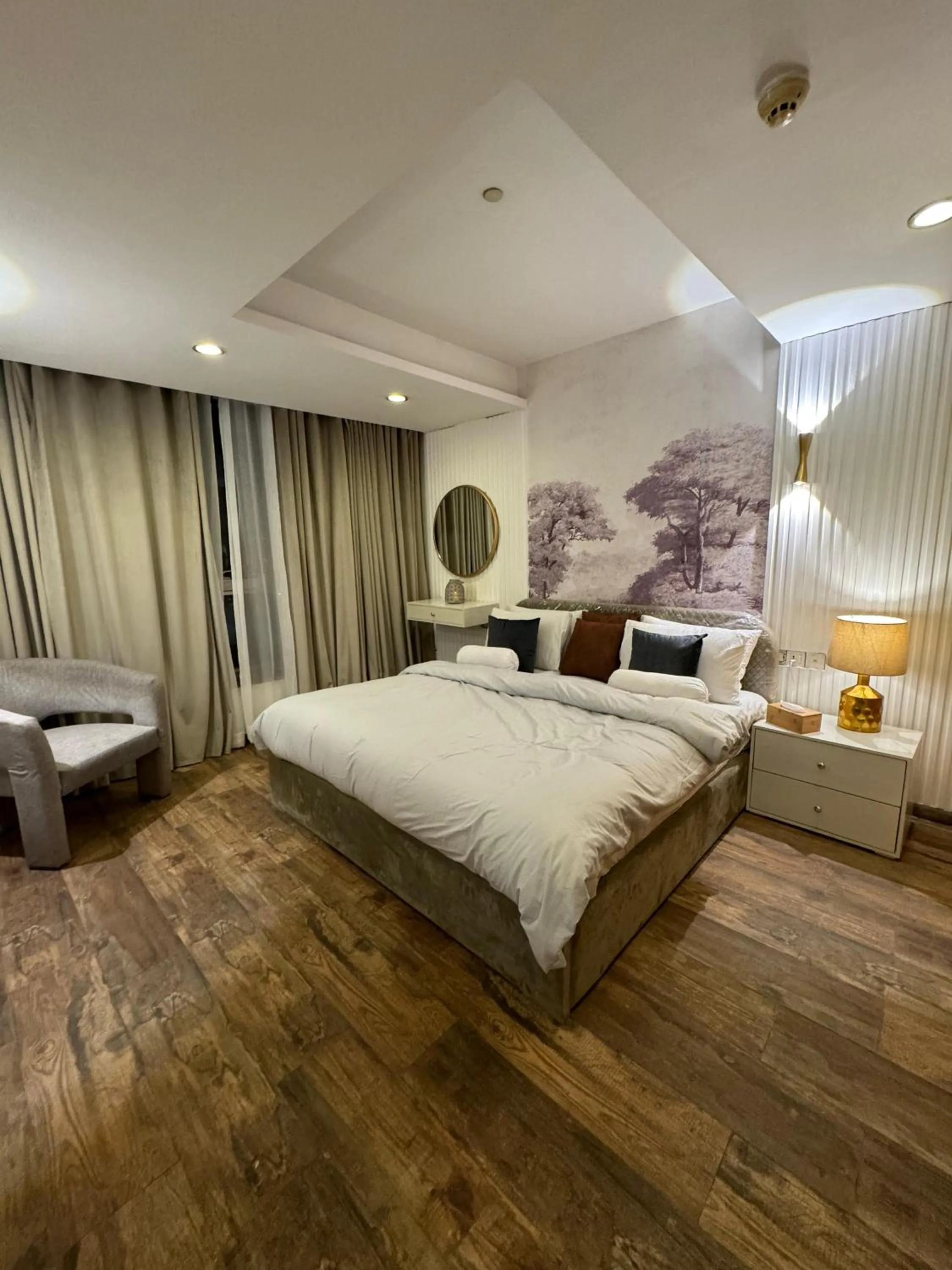 Bed in The Centaurus Apartments