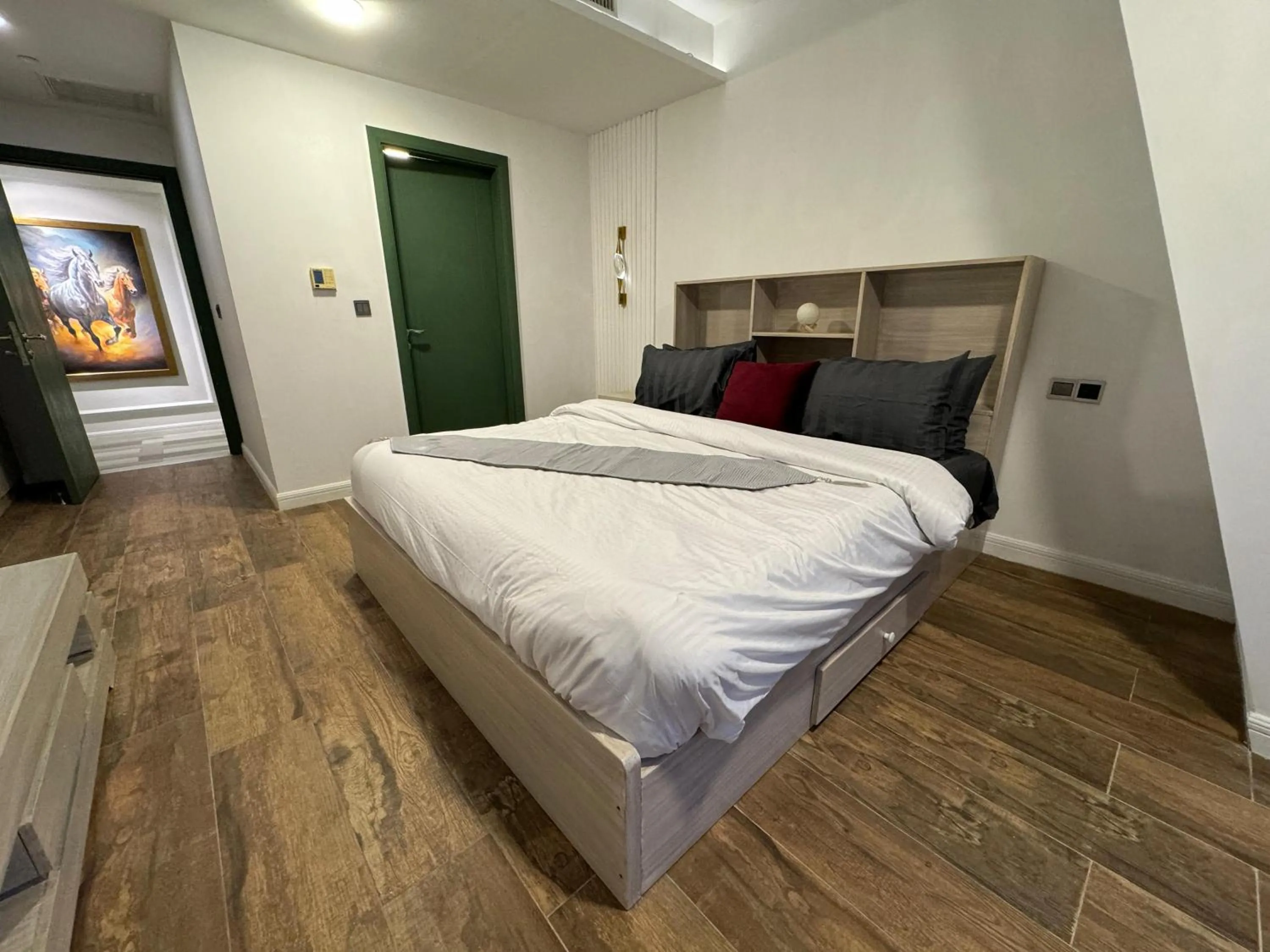 Bed in The Centaurus Apartments