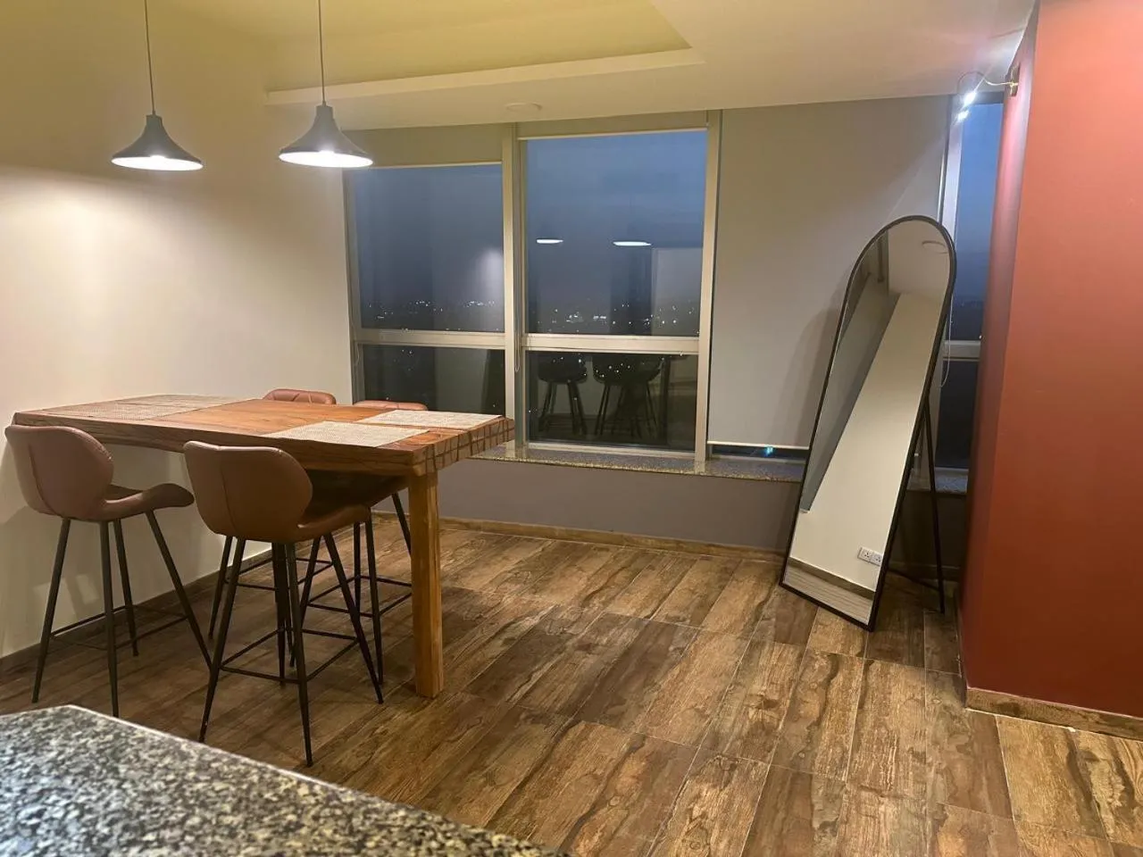 Seating area in The Centaurus Apartments