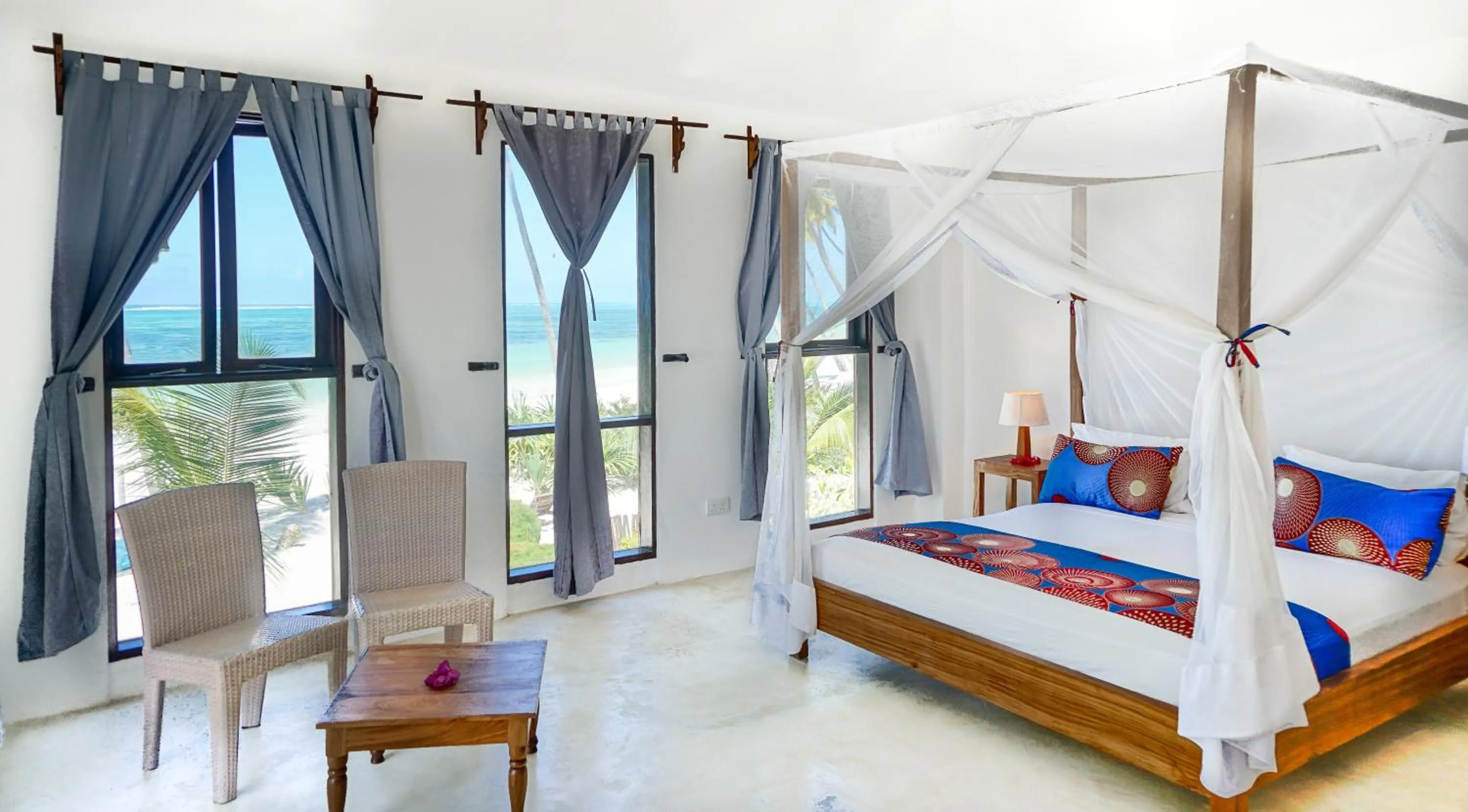 Bed in Indigo Beach Zanzibar