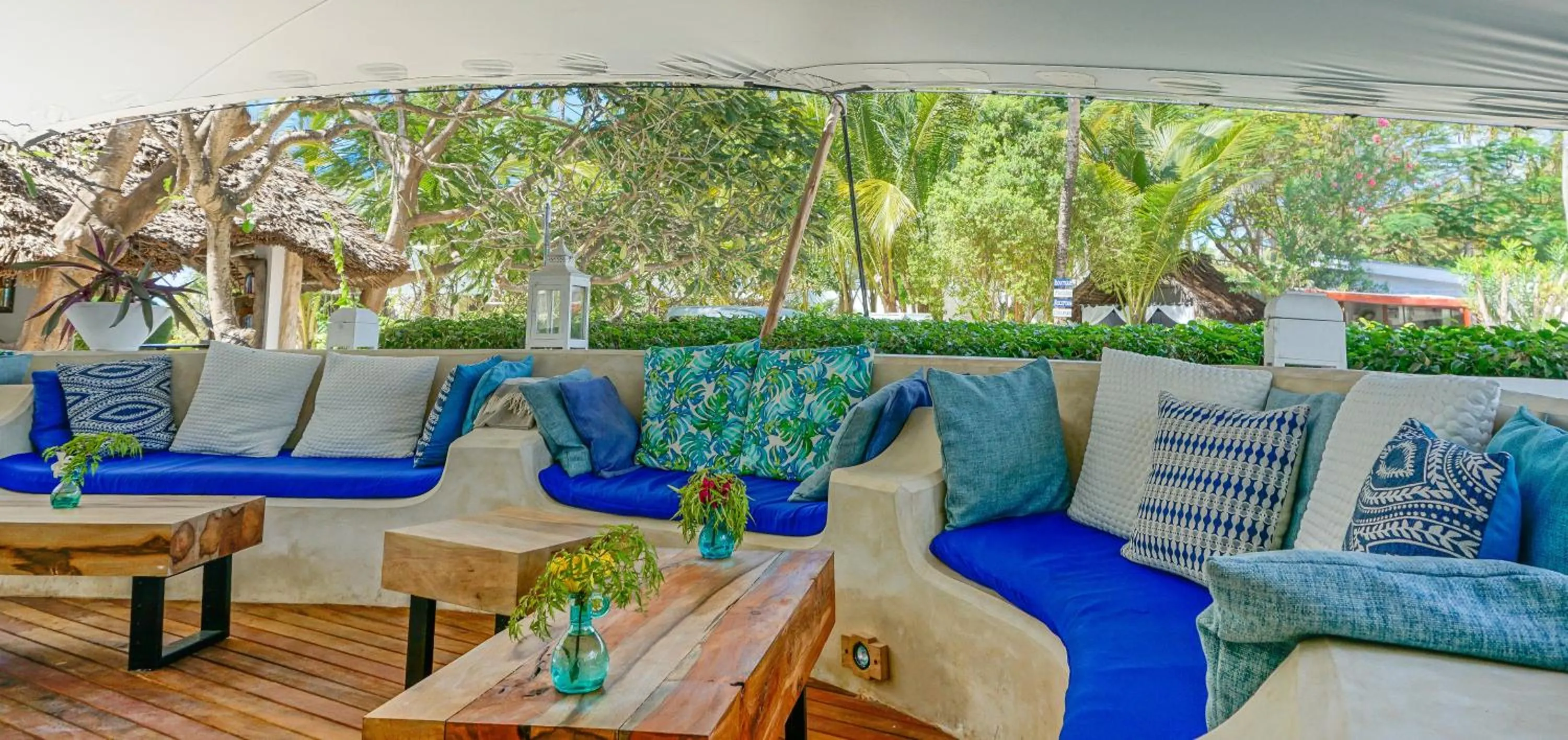 Patio in Indigo Beach Zanzibar