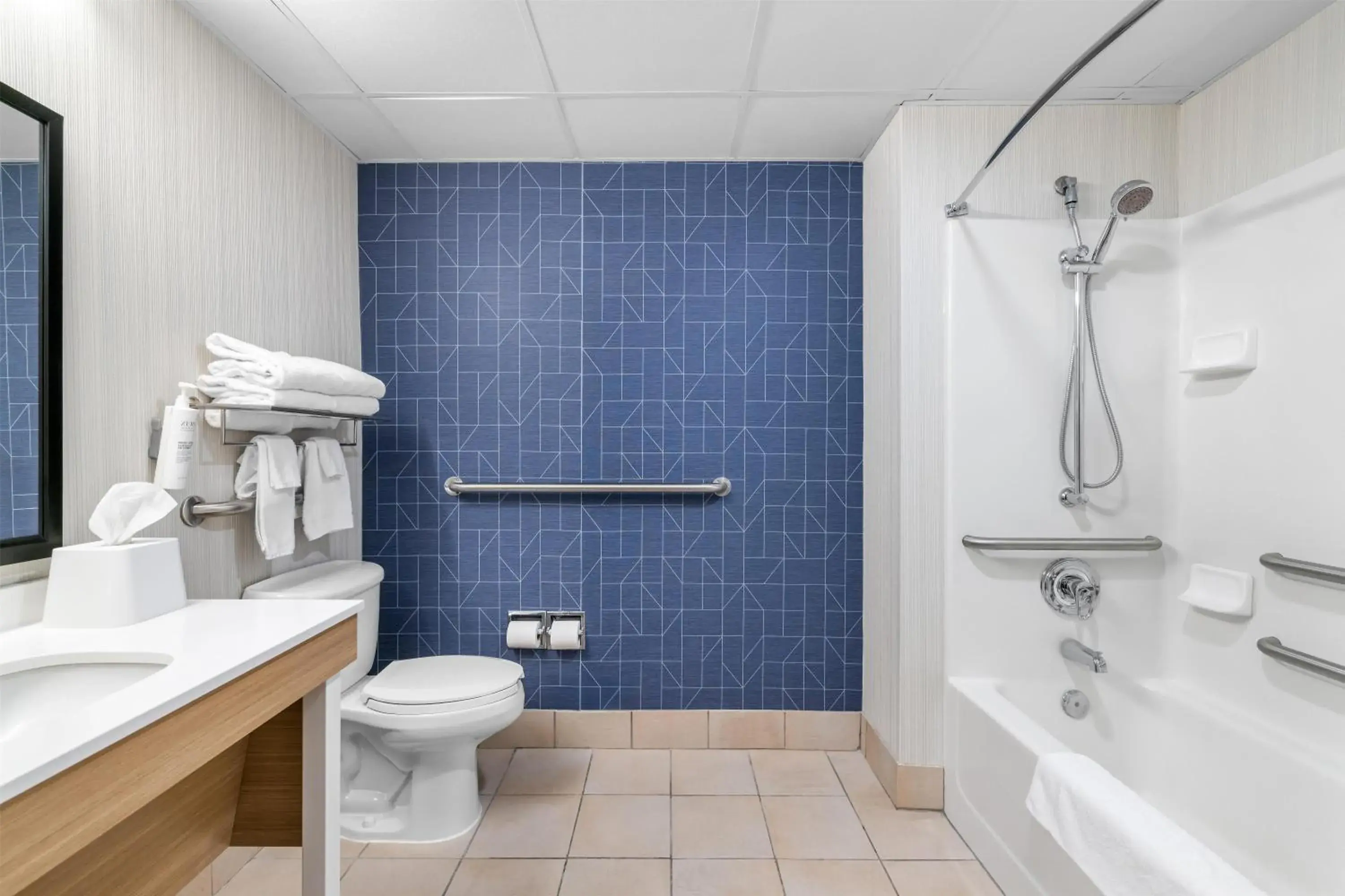 Bathroom in Spark by Hilton Lockport Bathroom in Spark by Hilton Lockport