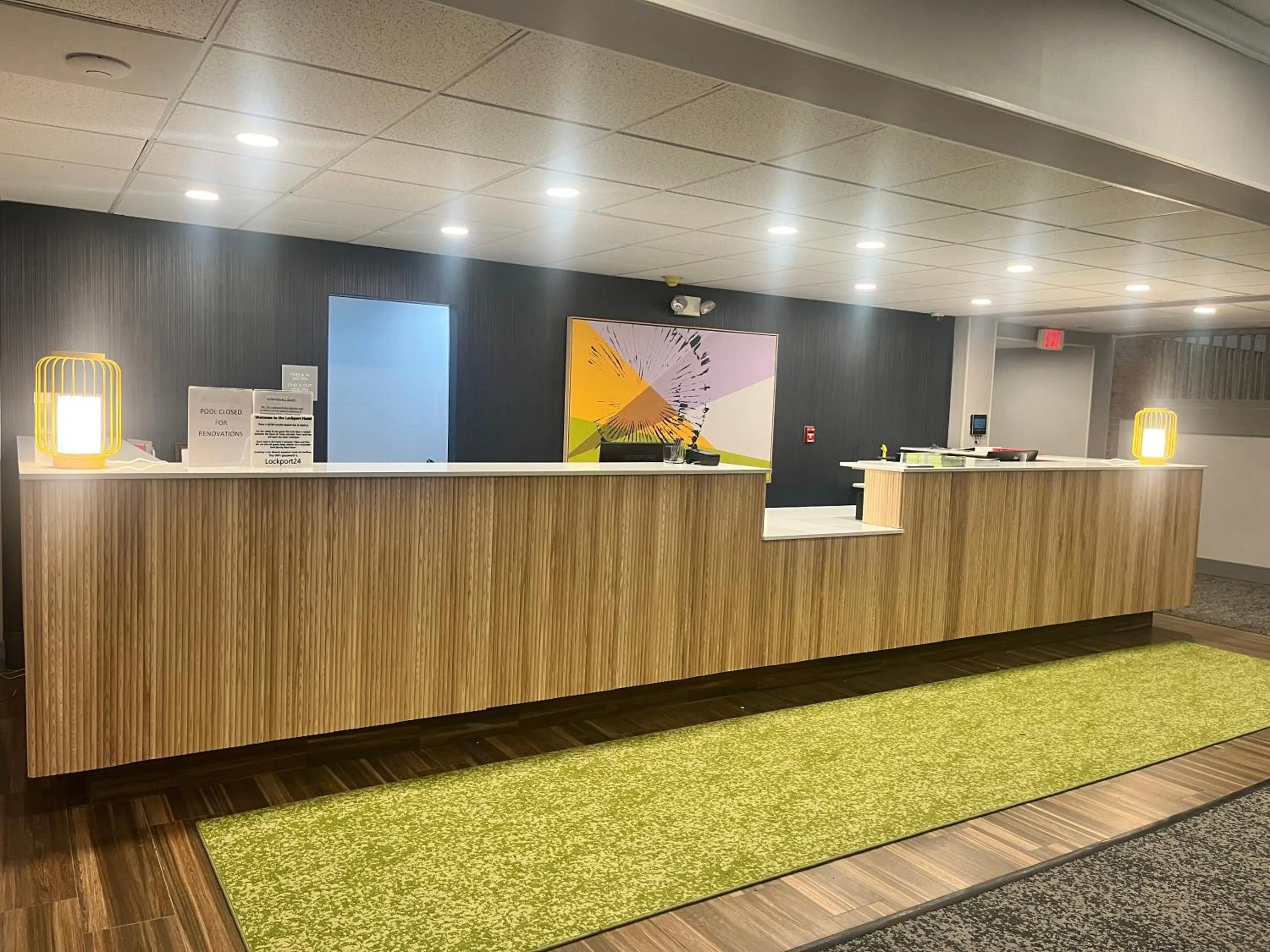 Lobby or reception in Spark by Hilton Lockport