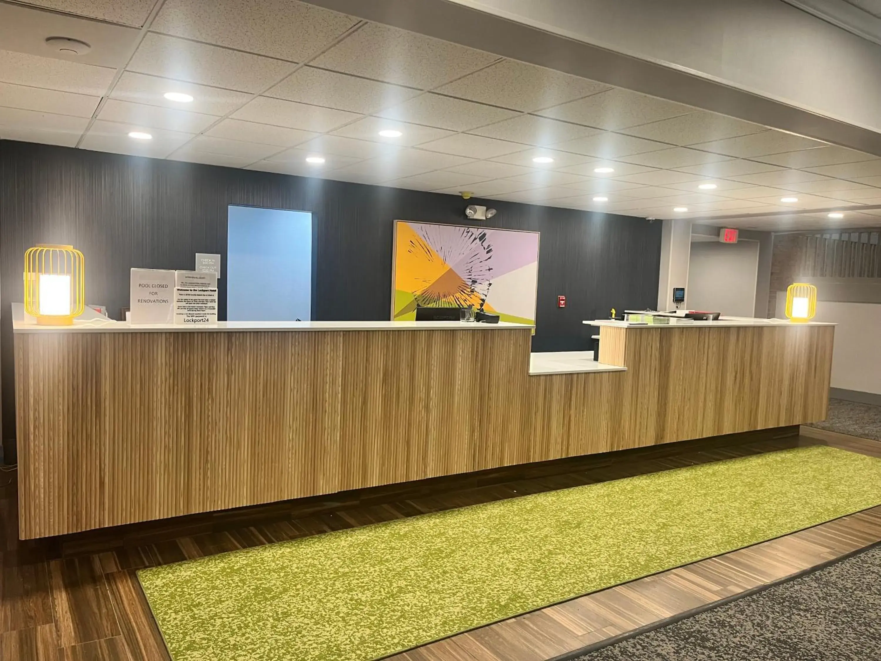 Lobby or reception in Spark by Hilton Lockport Lobby or reception in Spark by Hilton Lockport