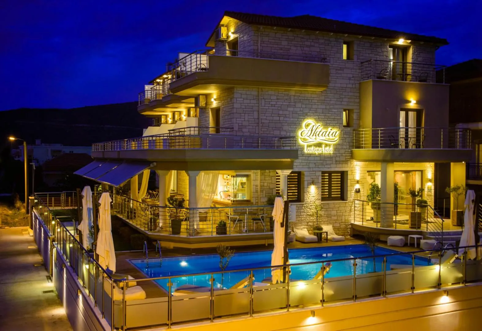 Property building in Aktaia Boutique Hotel