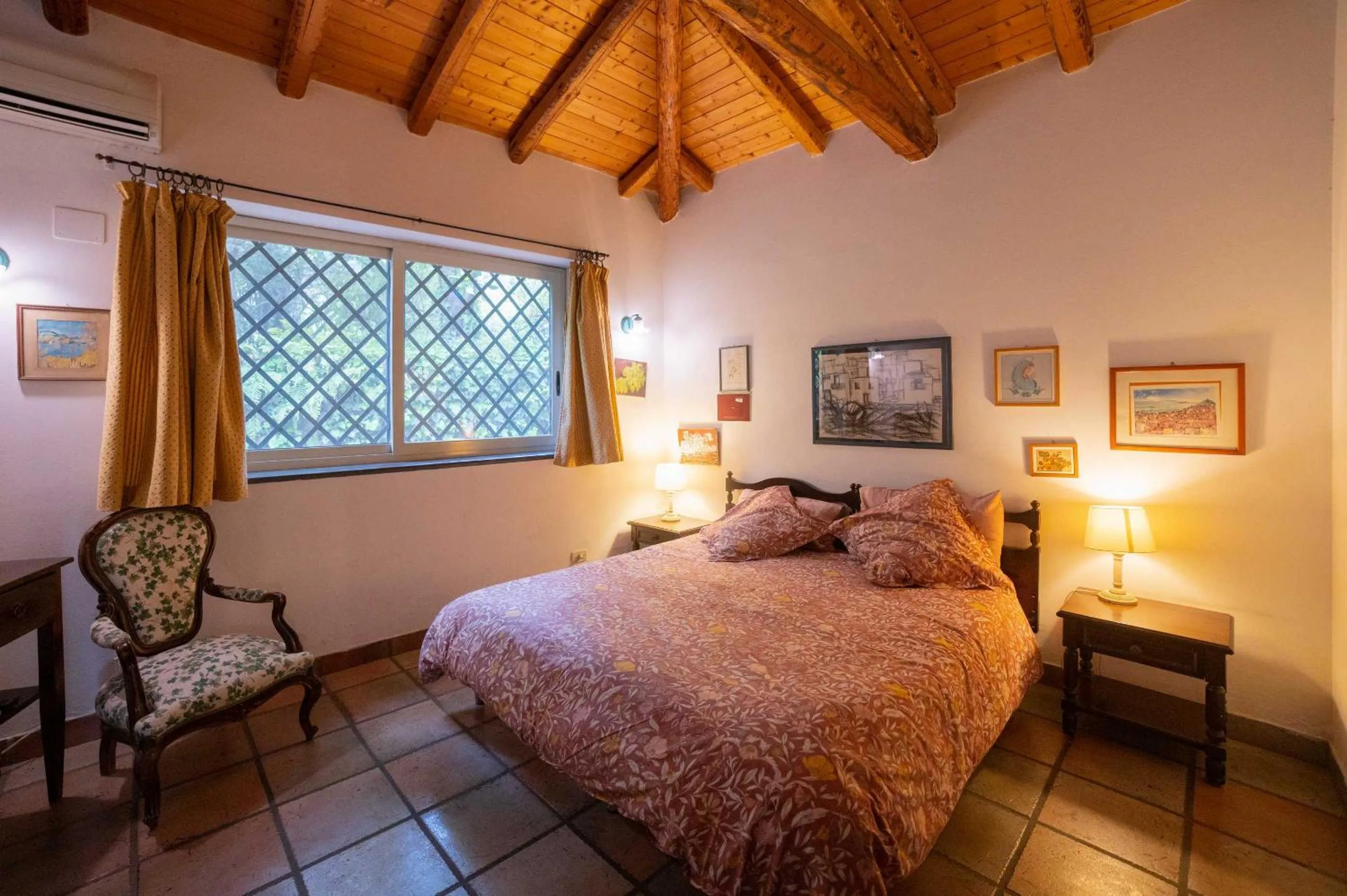 Bed in Etna Botanic Garden