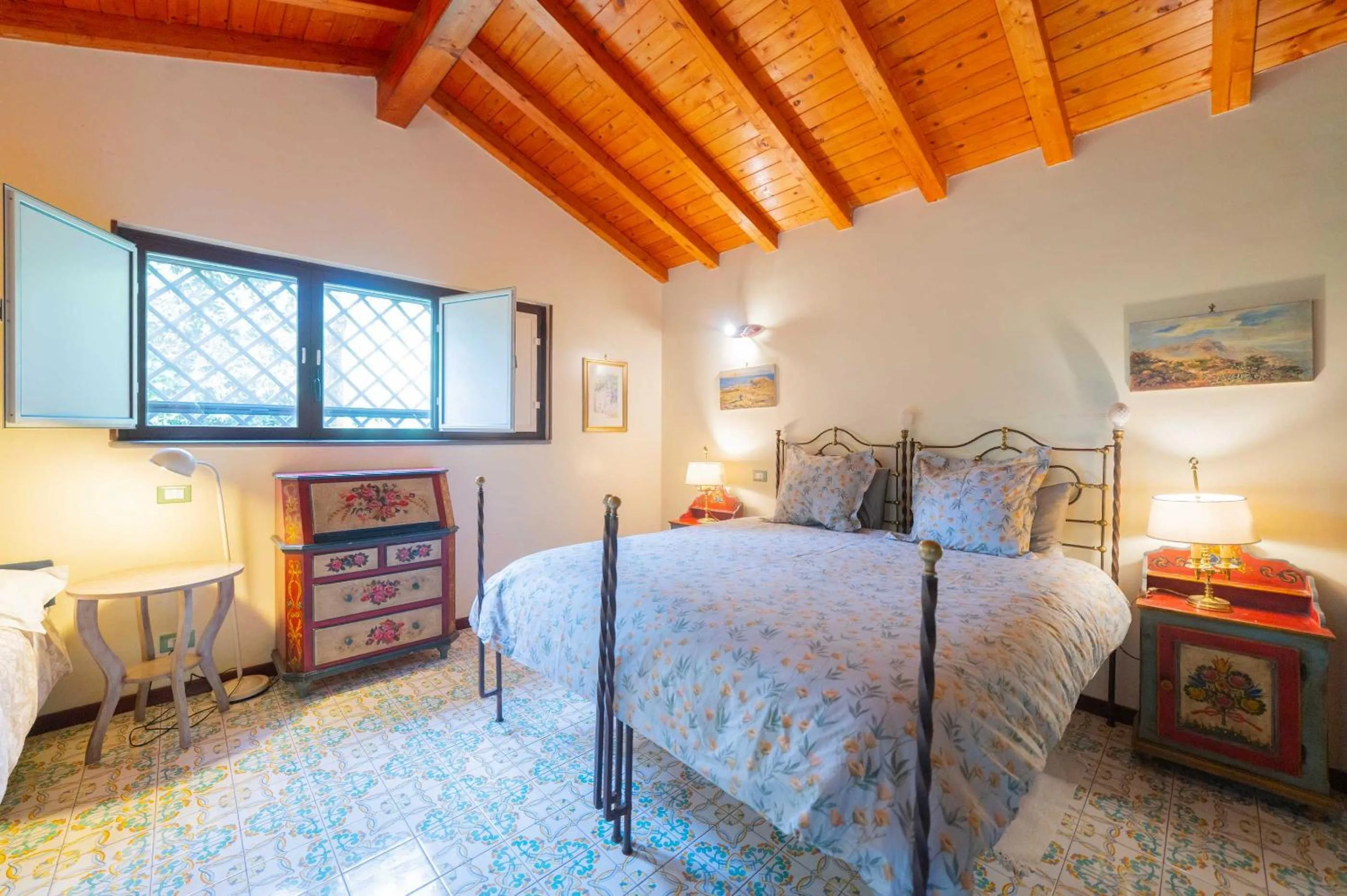 Bed in Etna Botanic Garden