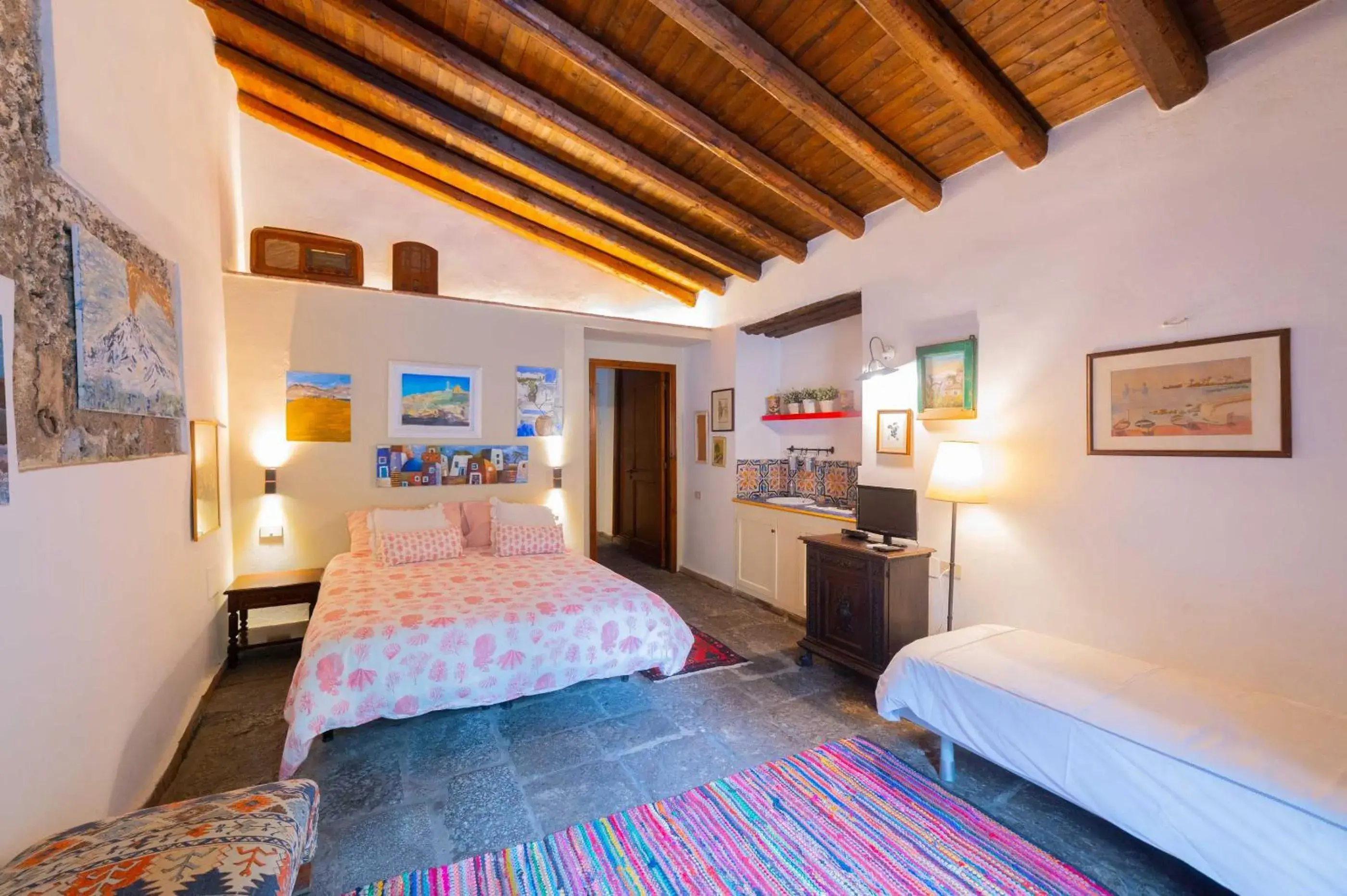 Bed in Etna Botanic Garden Bed in Etna Botanic Garden