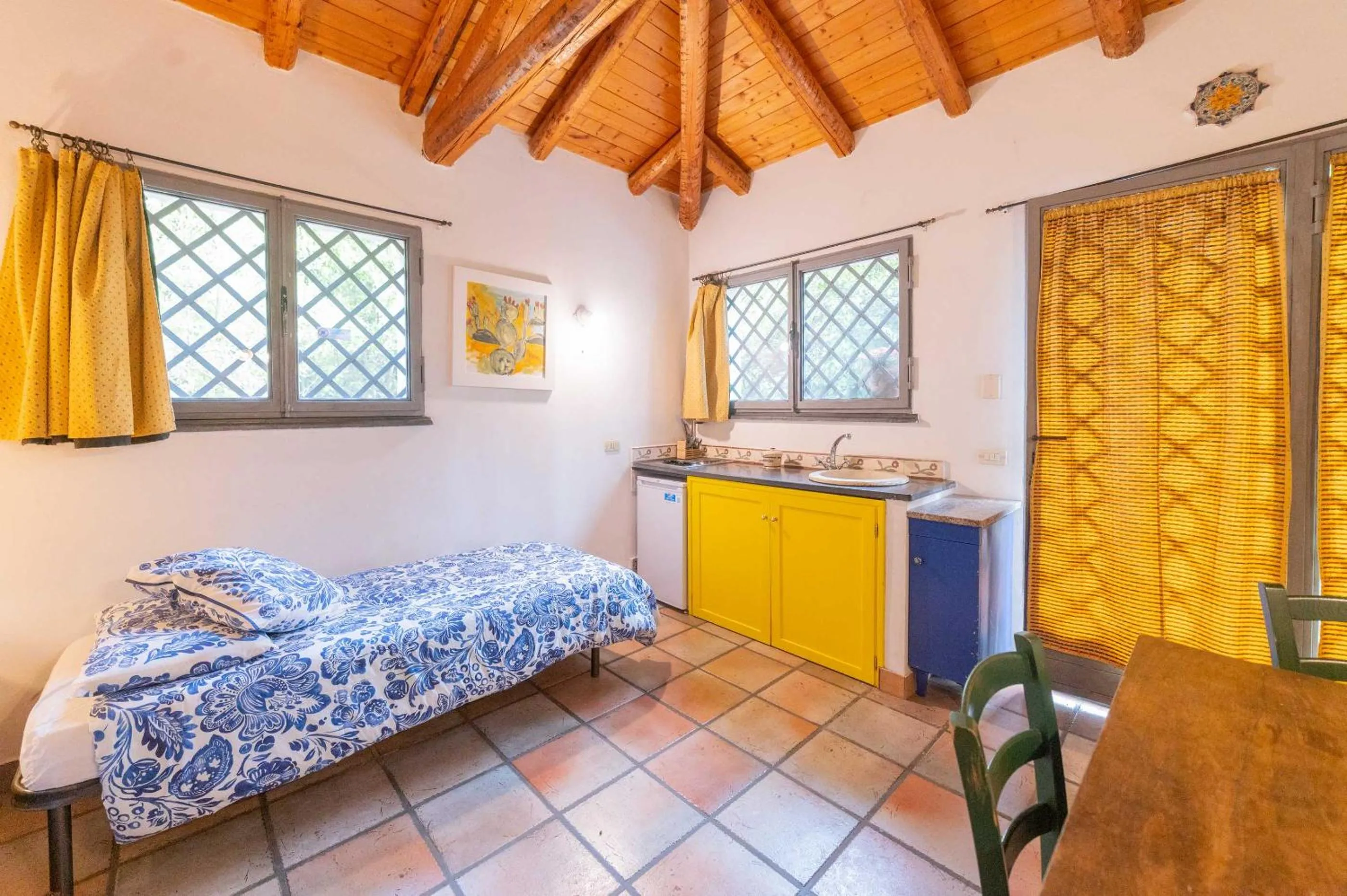 Bed in Etna Botanic Garden