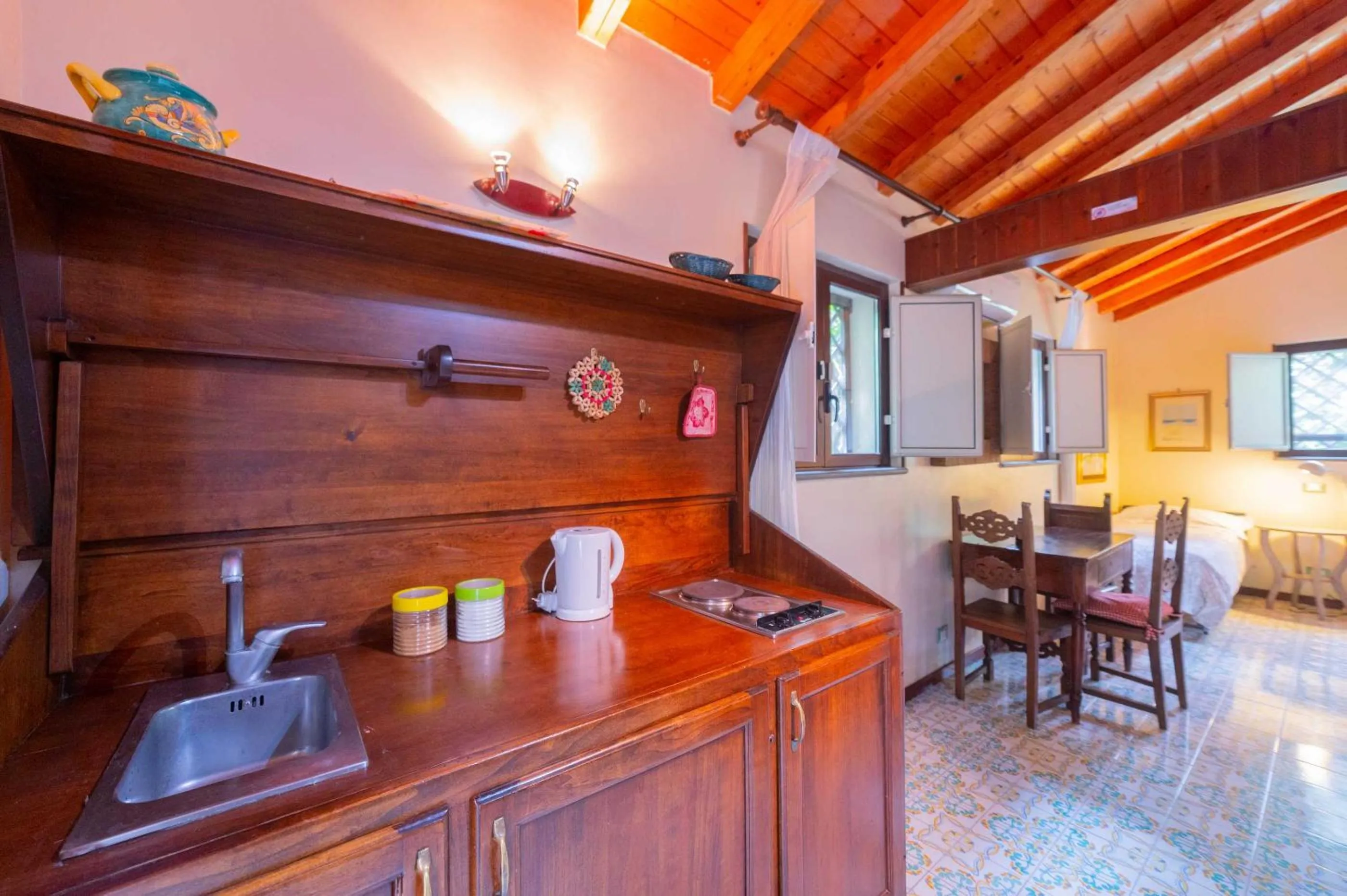 Kitchen or kitchenette in Etna Botanic Garden