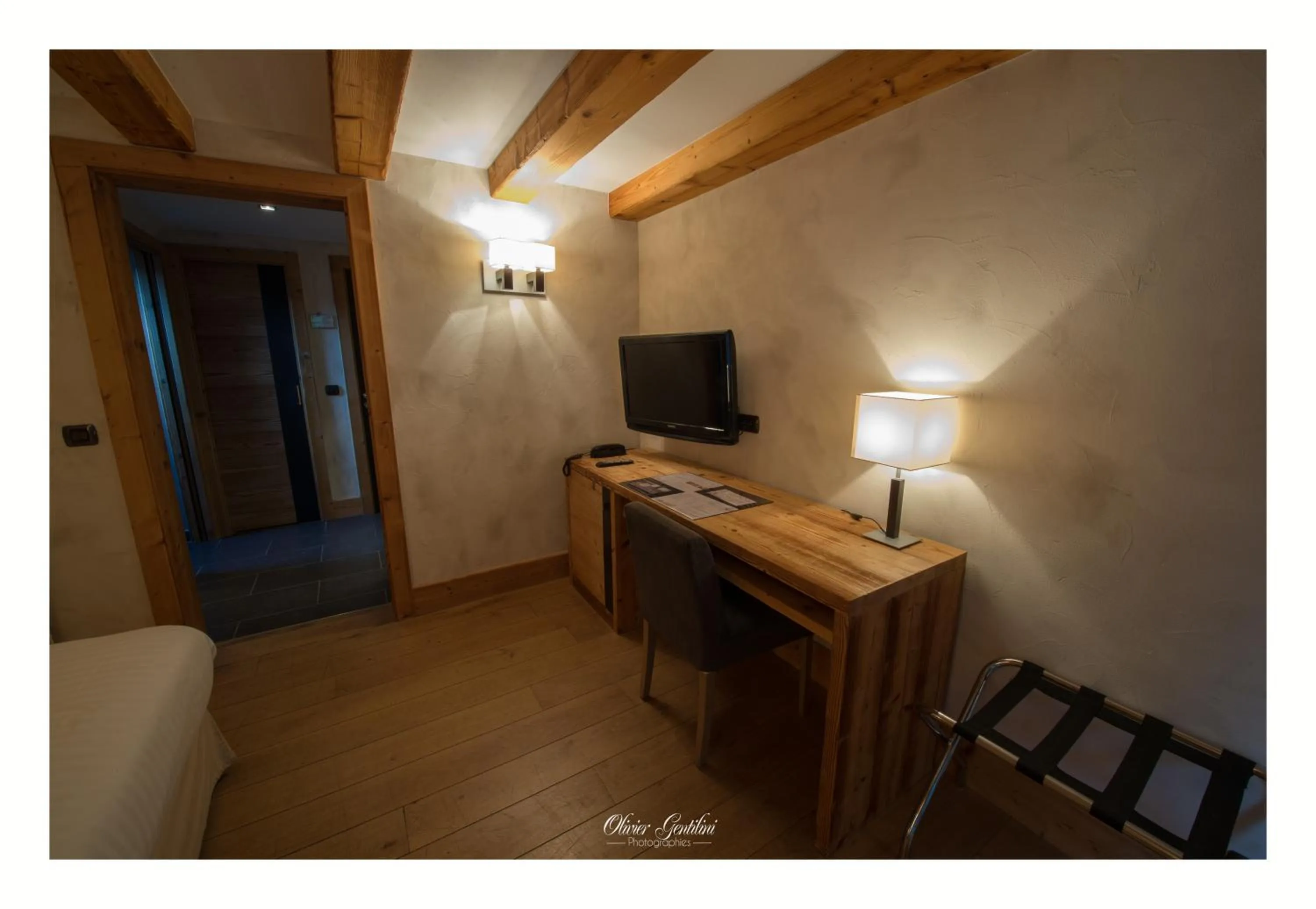 Seating area in Hôtel Restaurant Les Alisiers