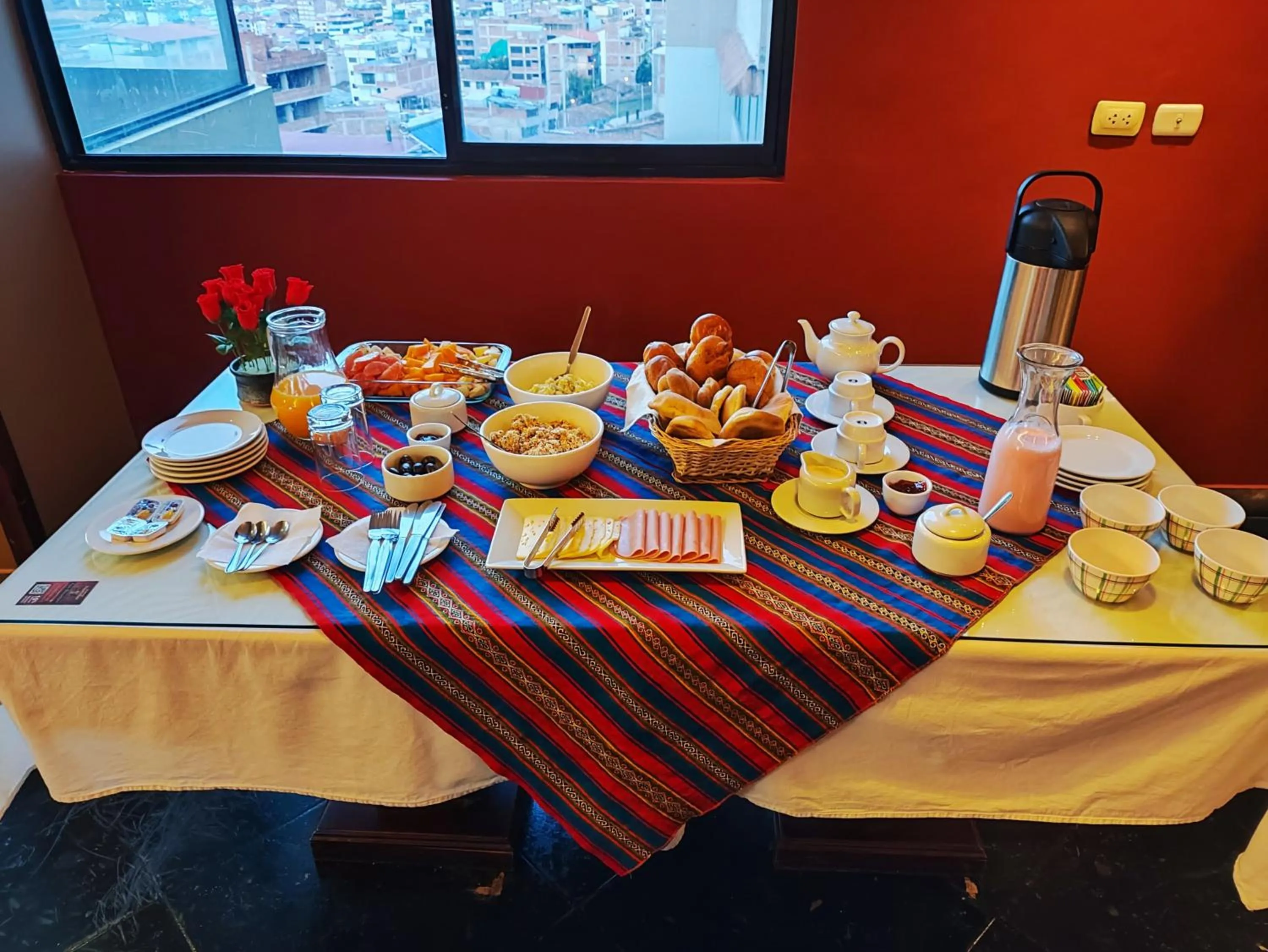 Breakfast in APU MOUNTAIN LODGE CUSCO