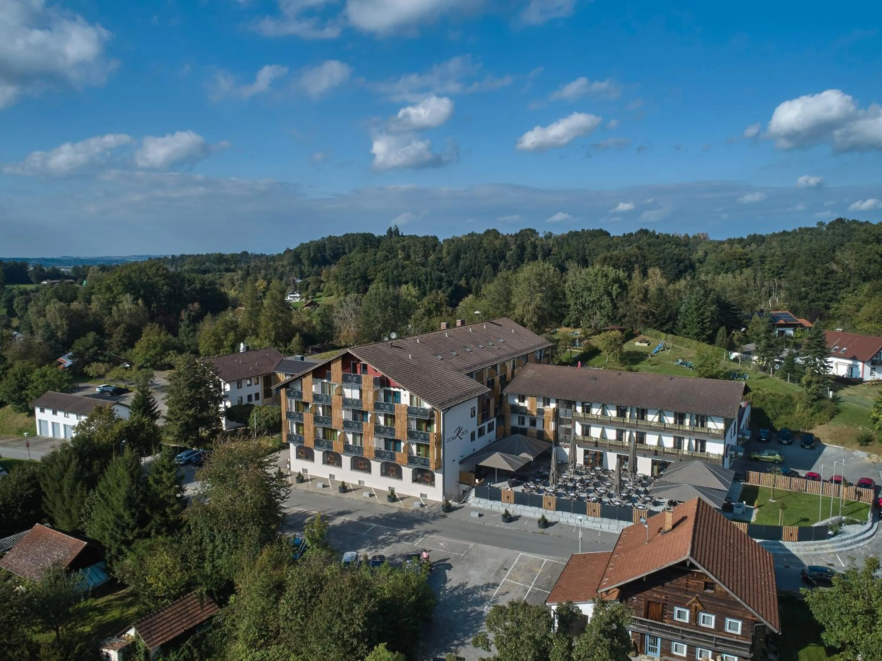 Bird's eye view in Wellnesshotel Zum Koch