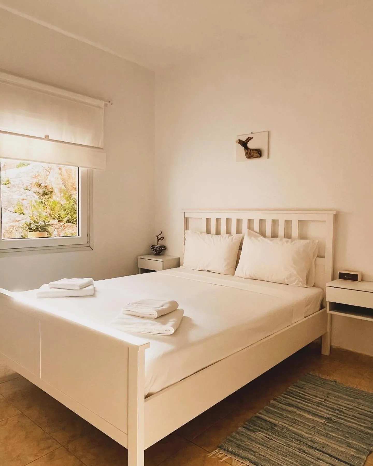Bed in Lucy’s guest house