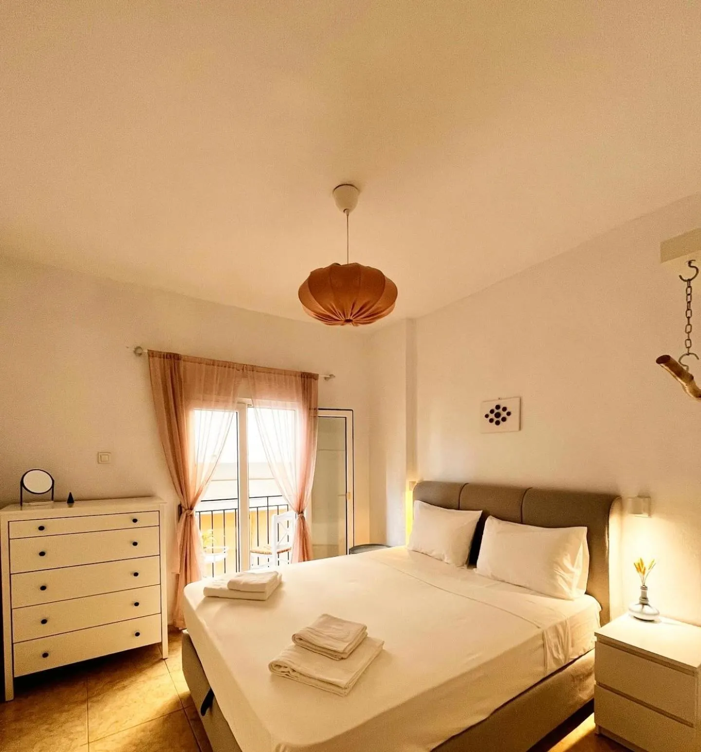Bed in Lucy’s guest house