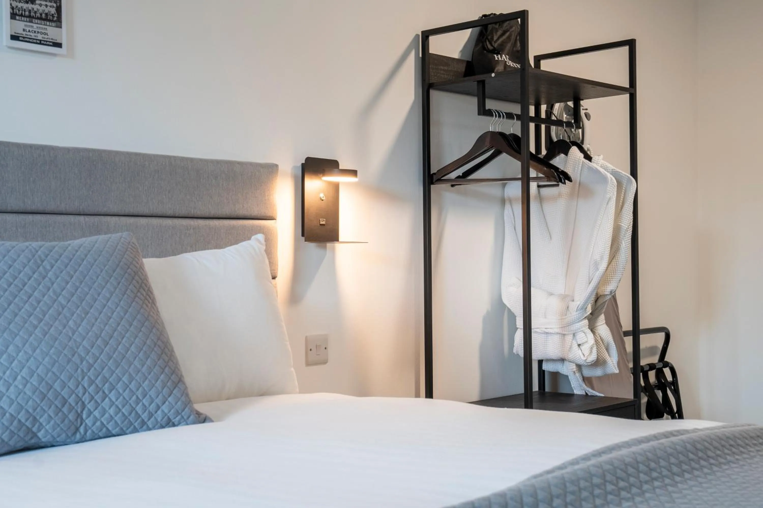 Bed in The Bolton Stadium Hotel, a member of Radisson Individuals