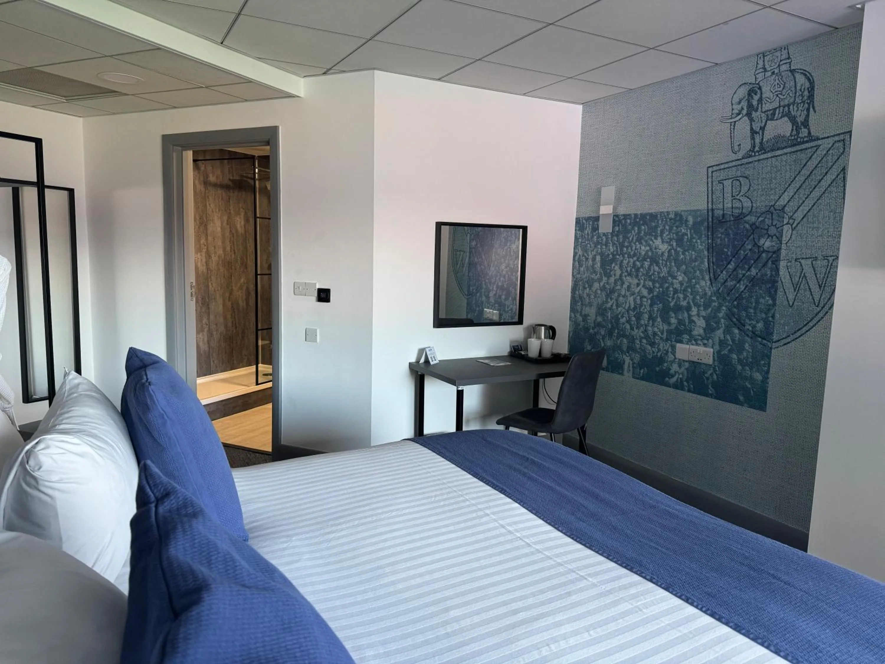 Bed in The Bolton Stadium Hotel, a member of Radisson Individuals