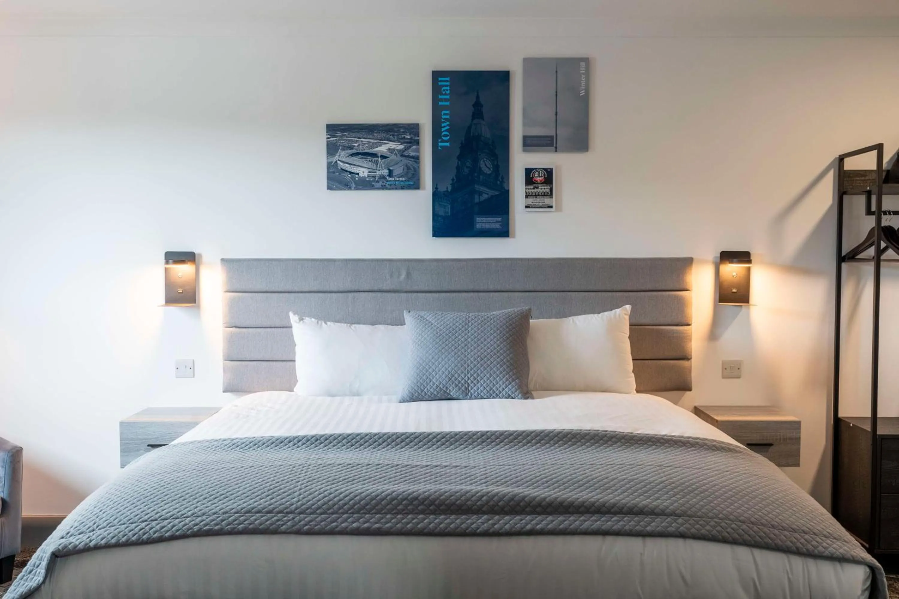 Bedroom, Bed in The Bolton Stadium Hotel, a member of Radisson Individuals