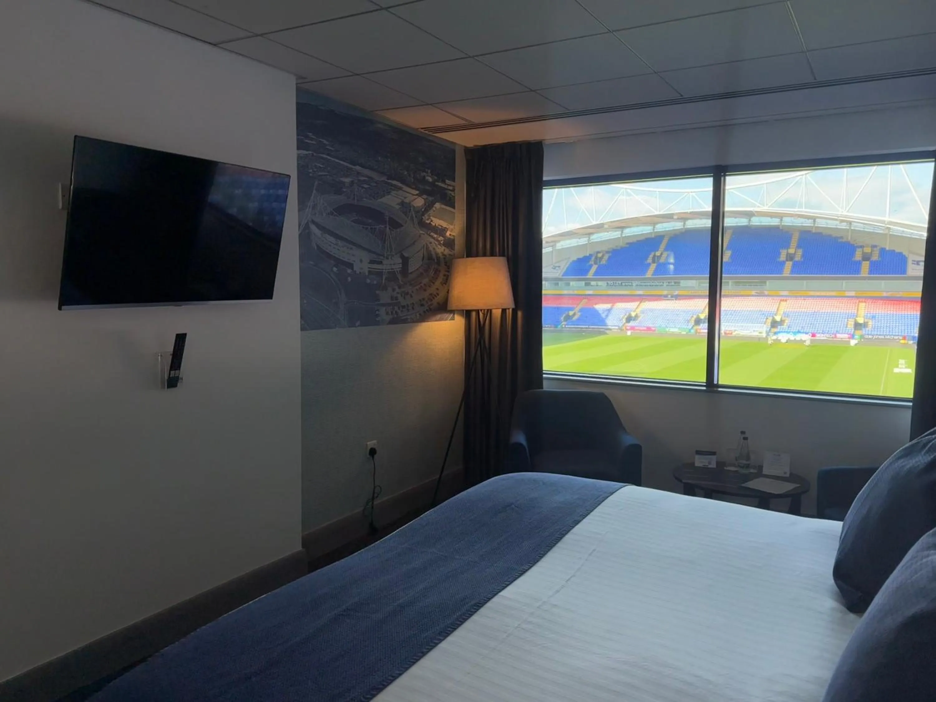 Bed in The Bolton Stadium Hotel, a member of Radisson Individuals