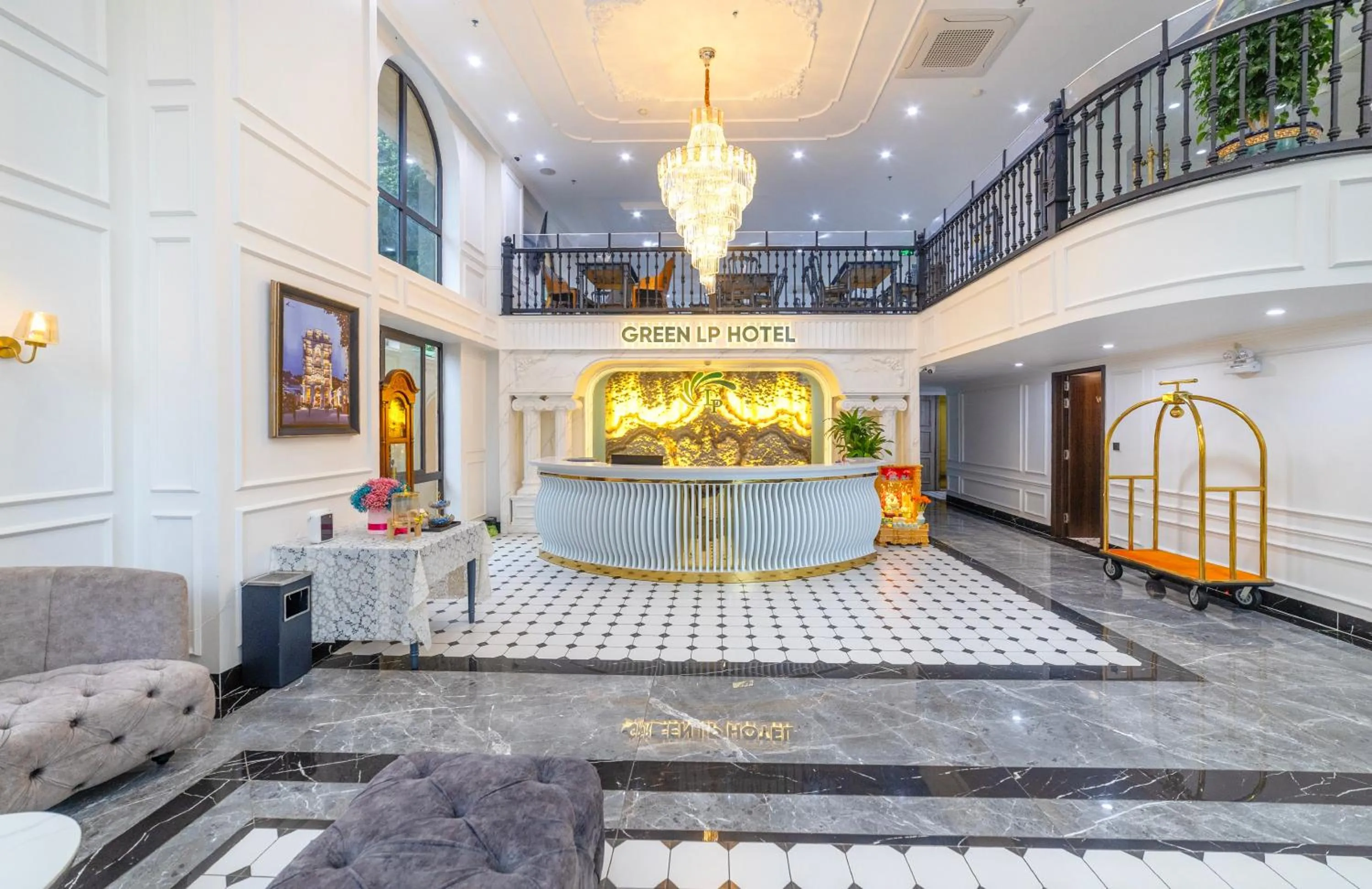 Lobby or reception in Green LP Hotel & Apartment