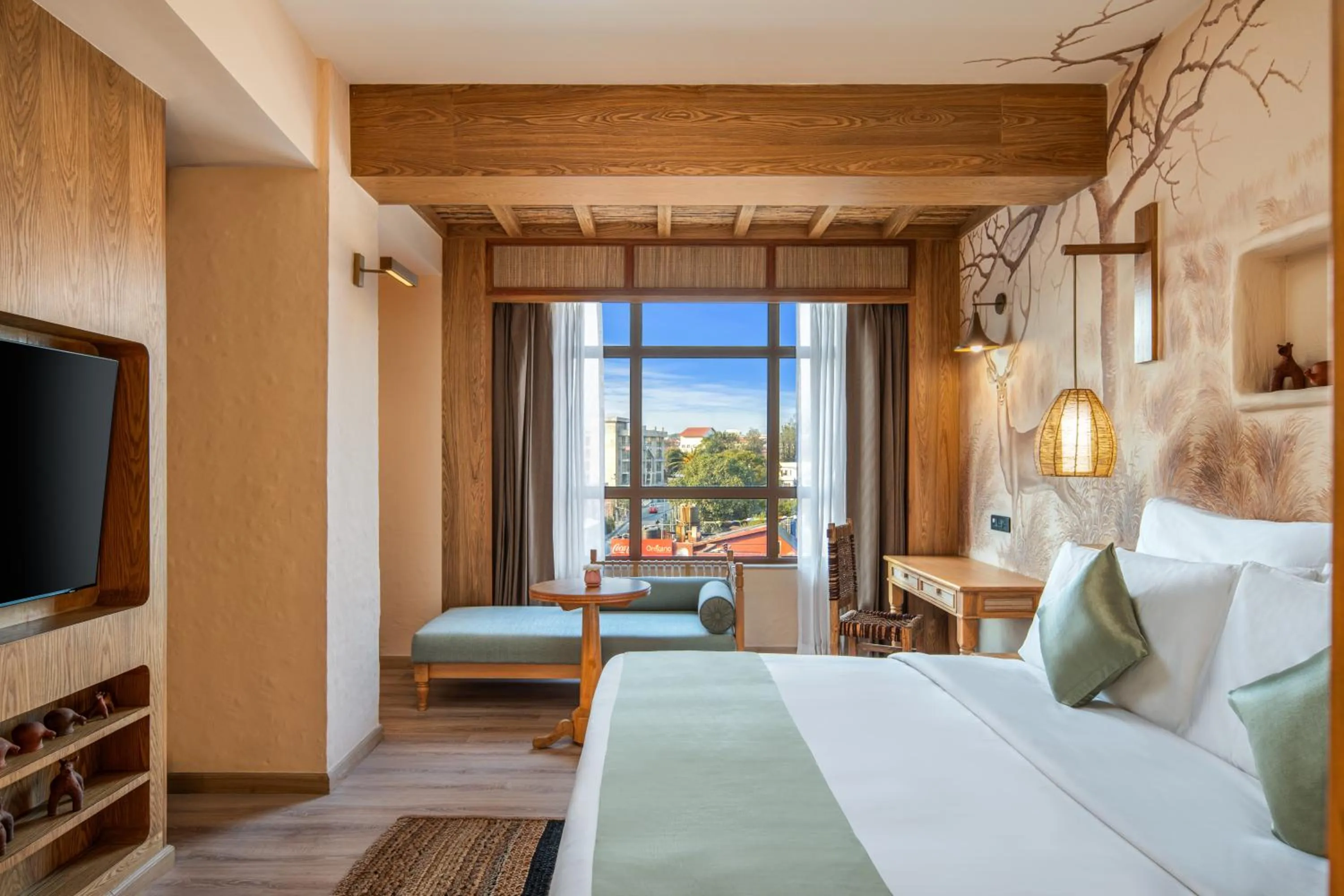 Bed in Varnabas Museum Hotel