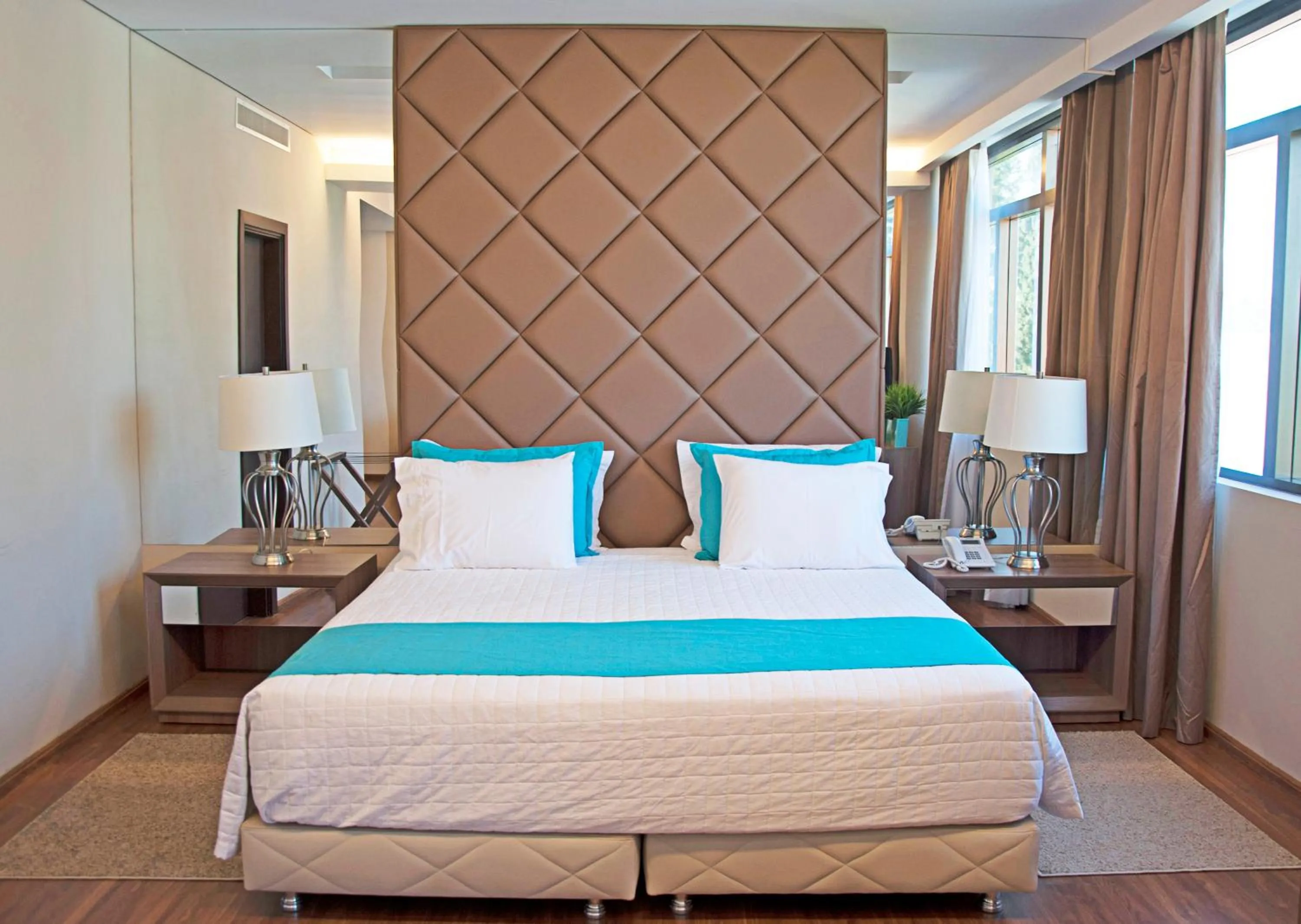 Bed in Awa Resort Hotel