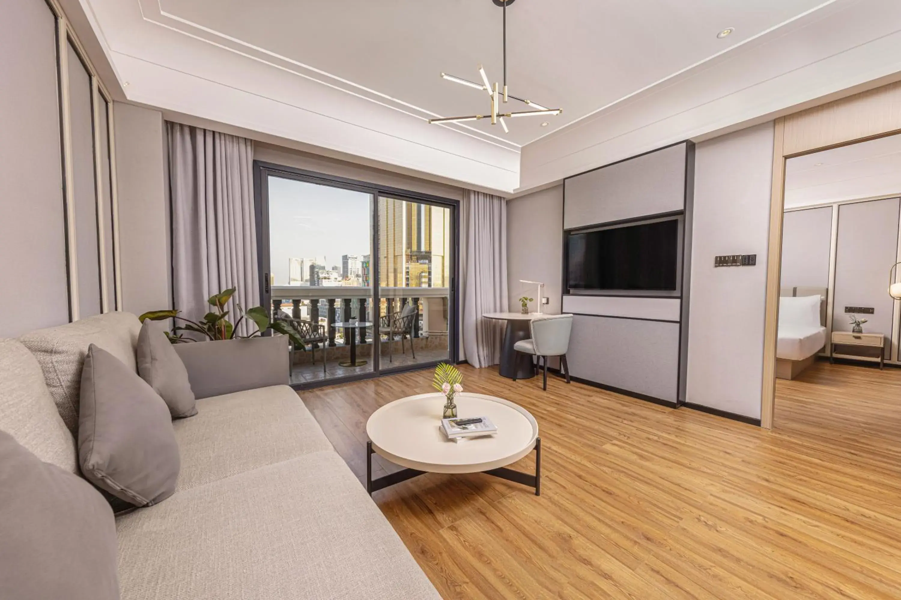 Living room in Maxx Phnom Penh Downtown By H World Living room in Maxx Phnom Penh Downtown By H World